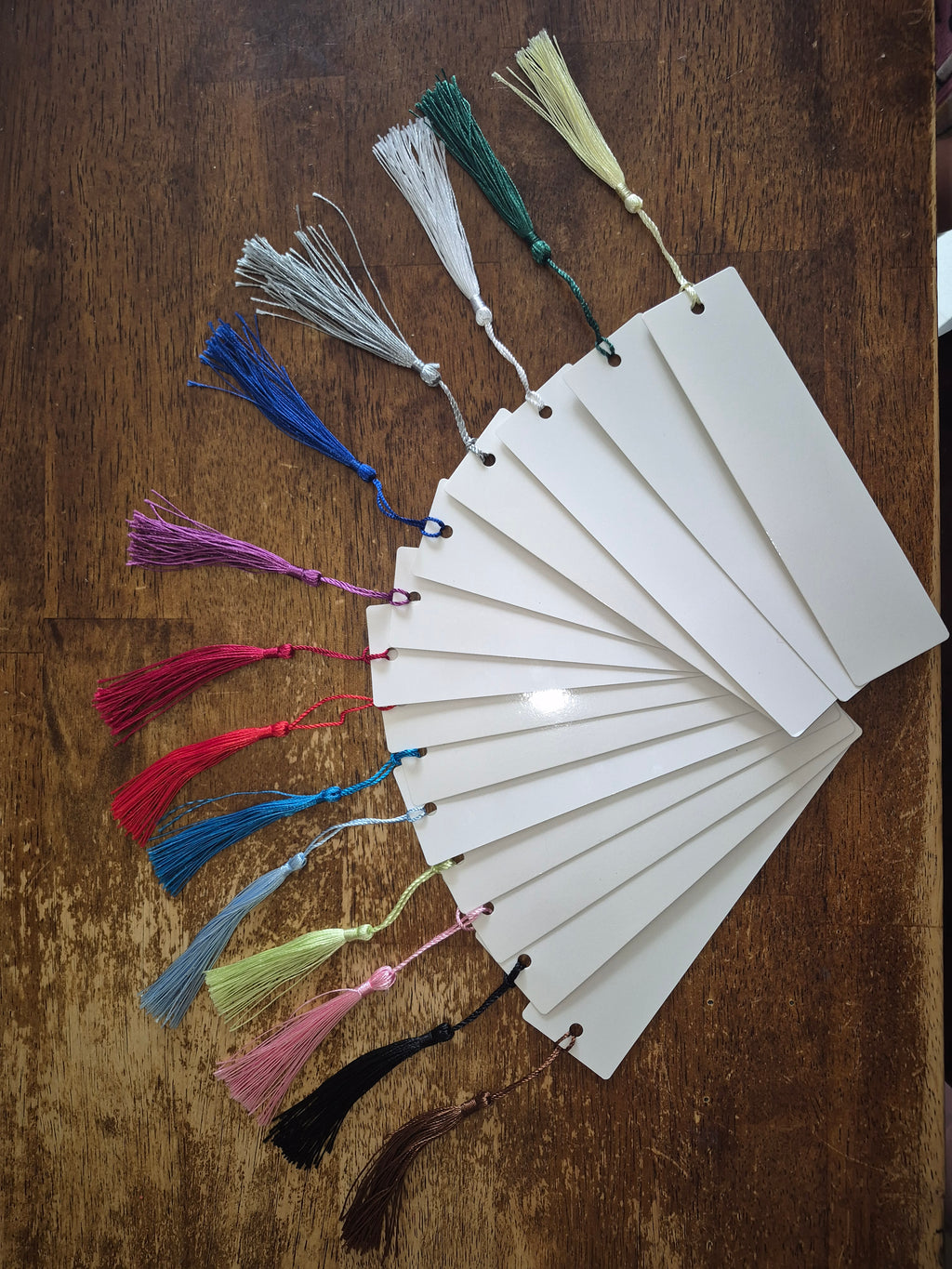 Bookmark Double Sided w Color Tassel