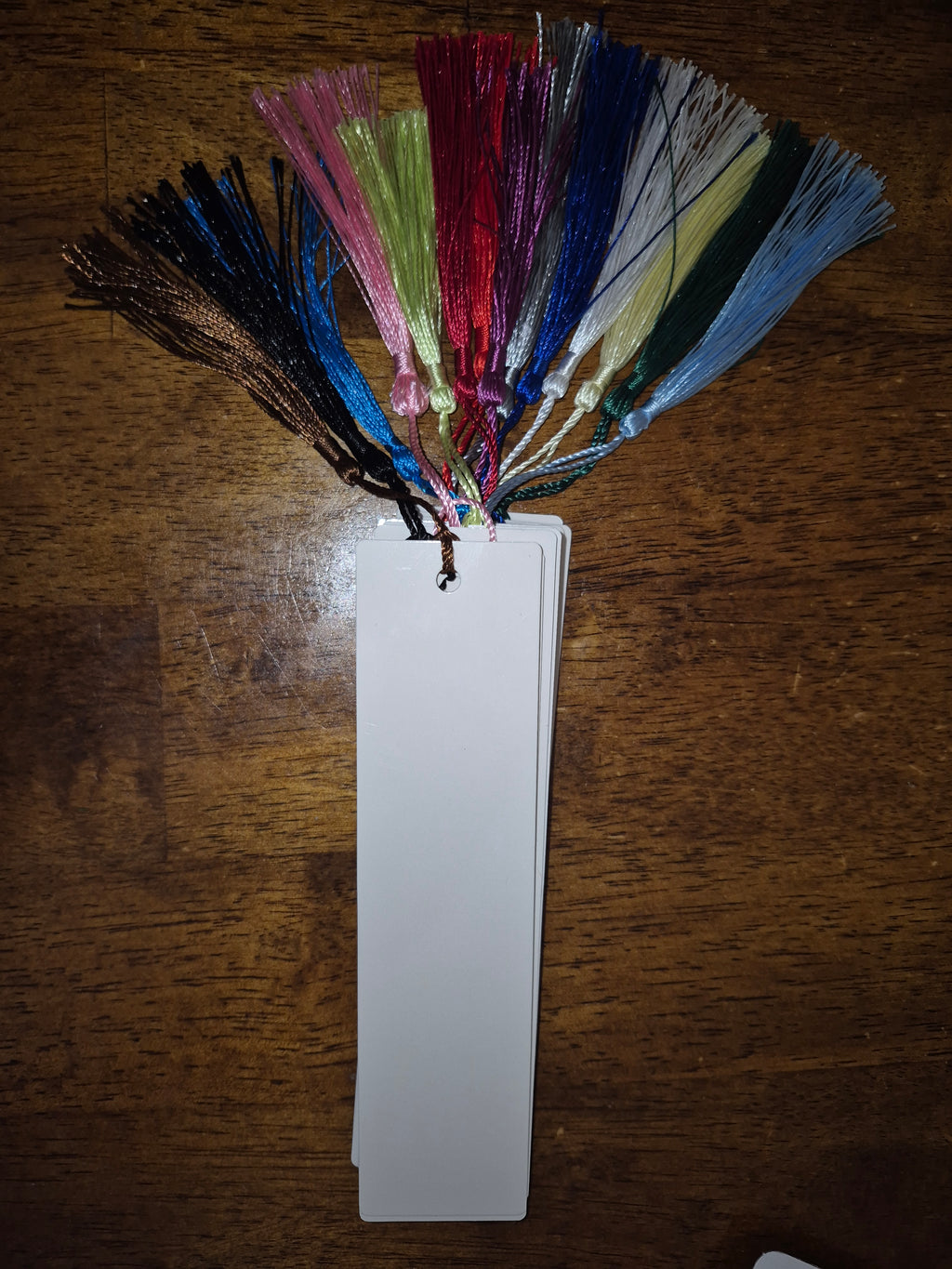 Bookmark Double Sided w Color Tassel