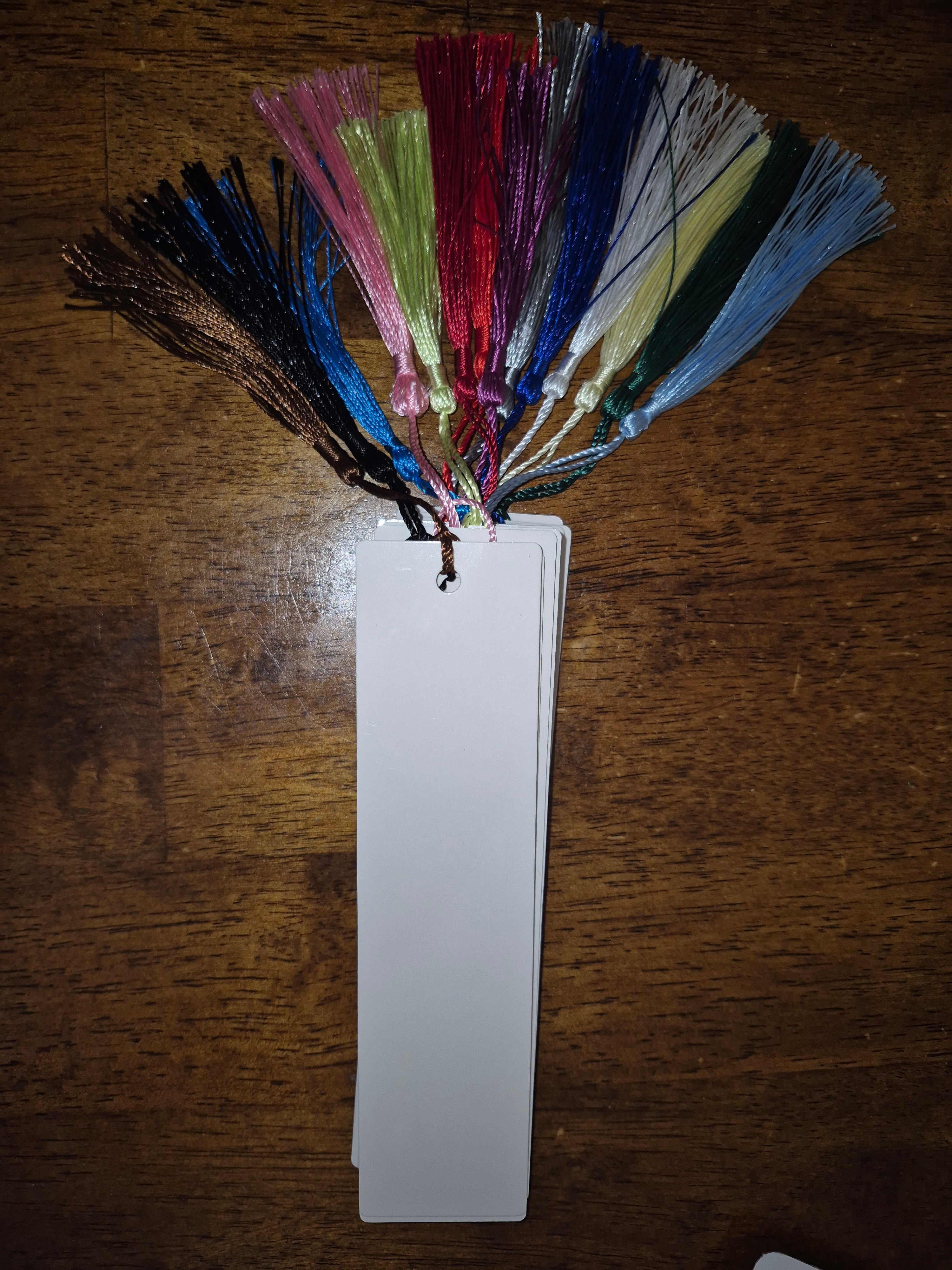 Bookmark Double Sided w Color Tassel