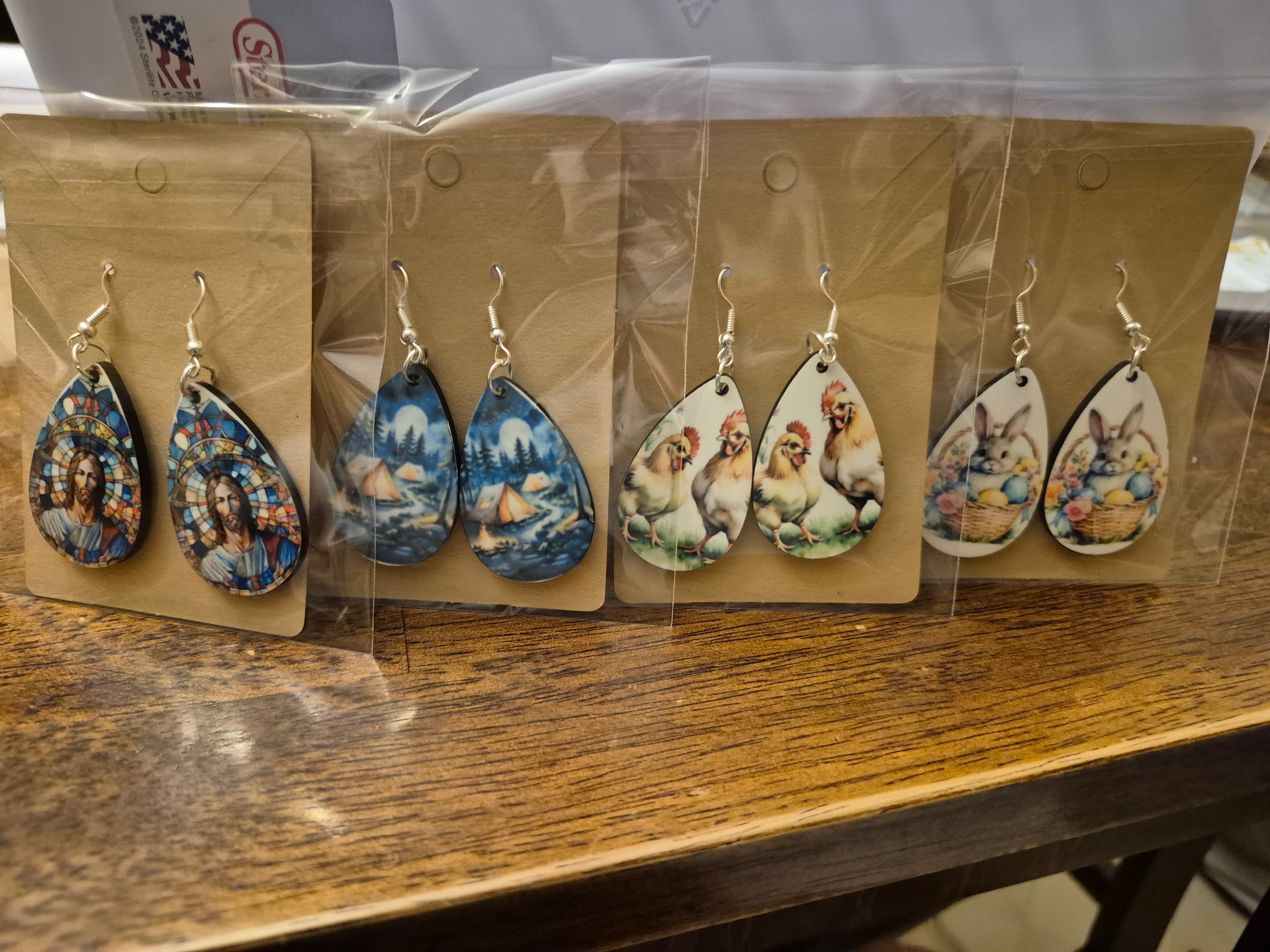 Earrings Double Sided