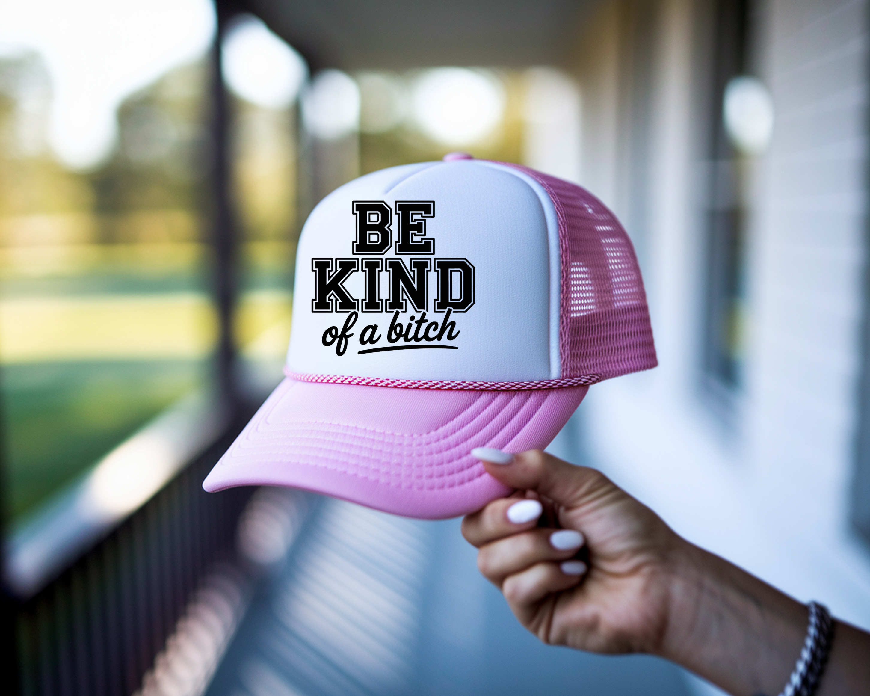 Mesh Back Hat Be Kind Of a Bitch