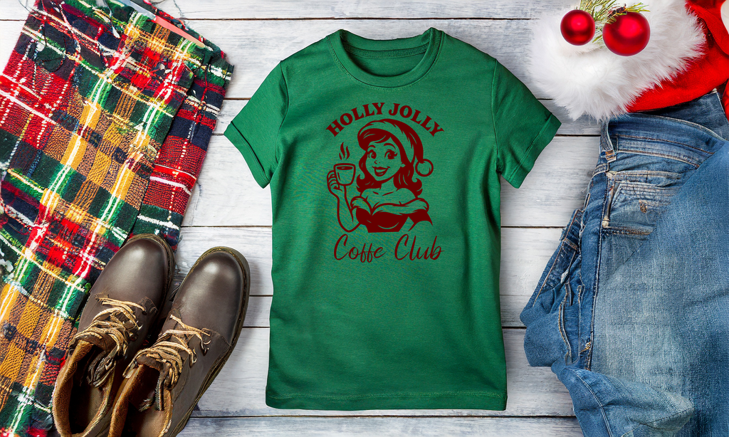 T-Shirt Holly Jolly Coffee Club