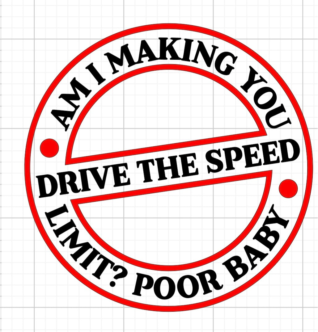 Am I Making you Drive the speed limit?