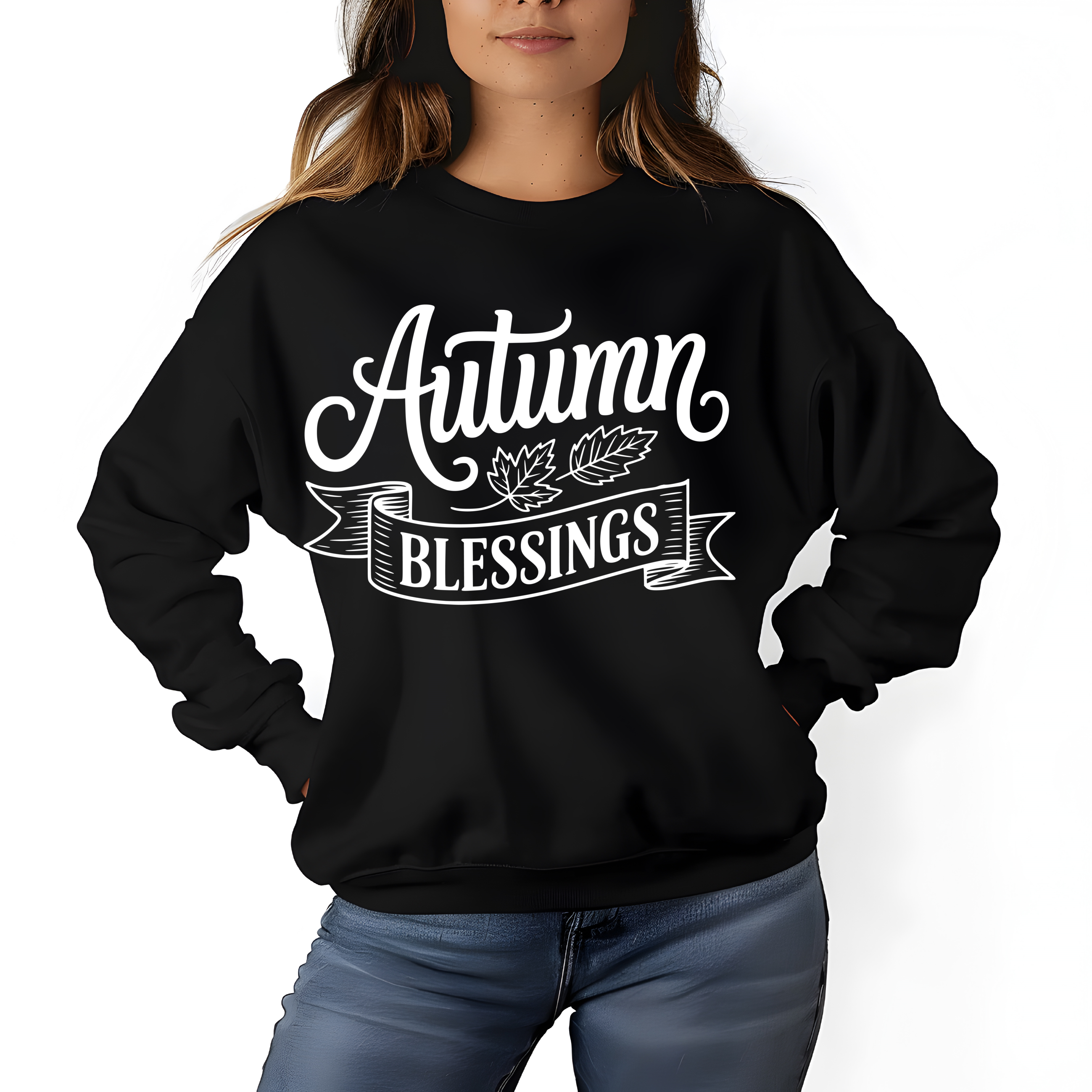 Autumn Blessings w Leaves