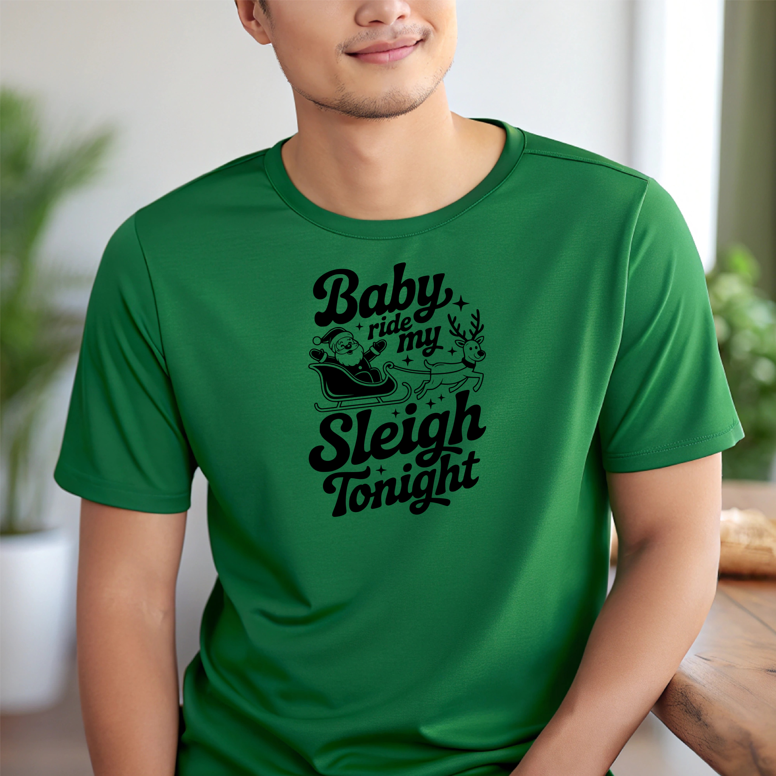 T-Shirt Baby Ride My Sleigh Tonight