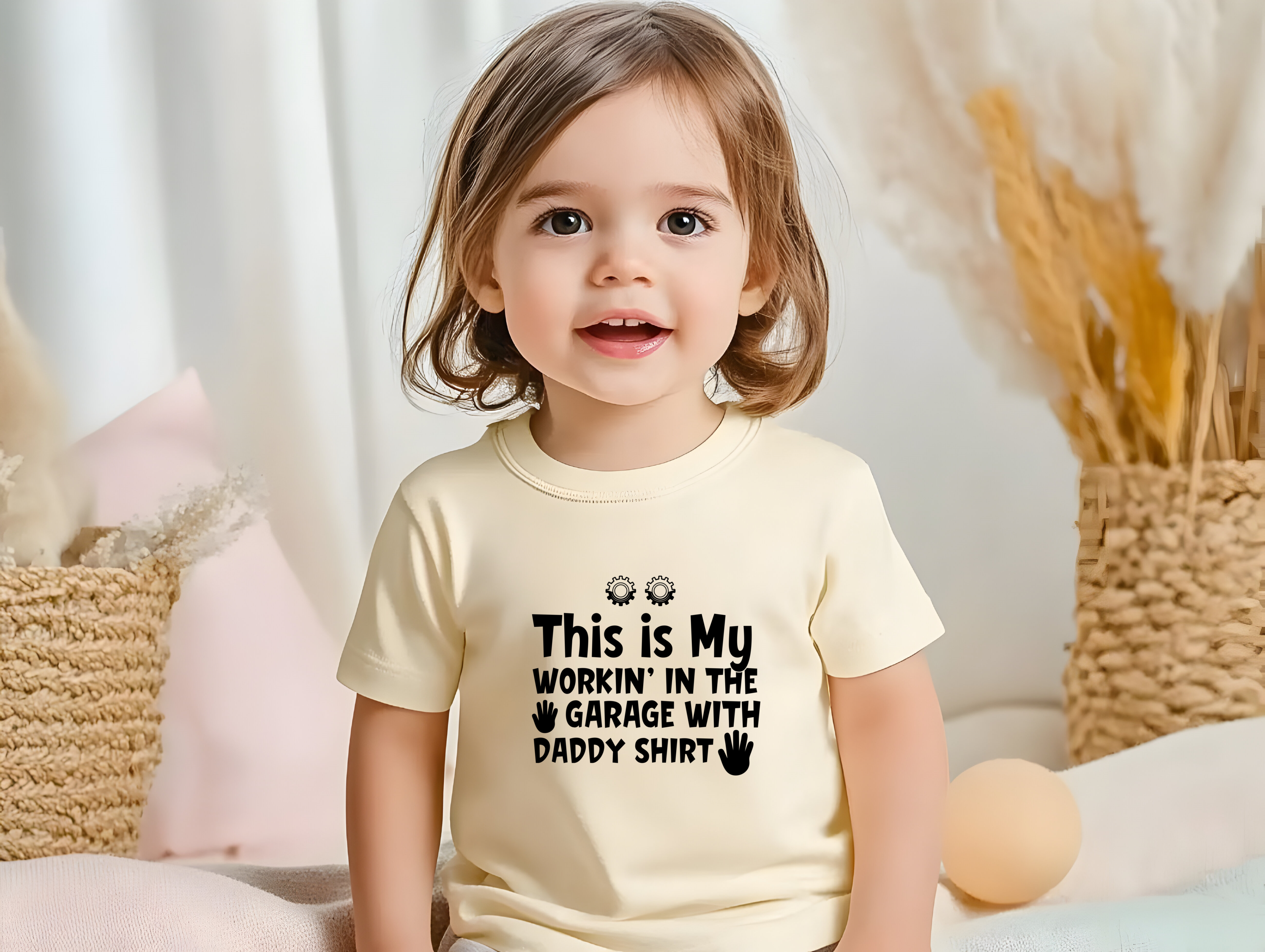 Childs T-shirt This is my working in the garage with daddy shirt