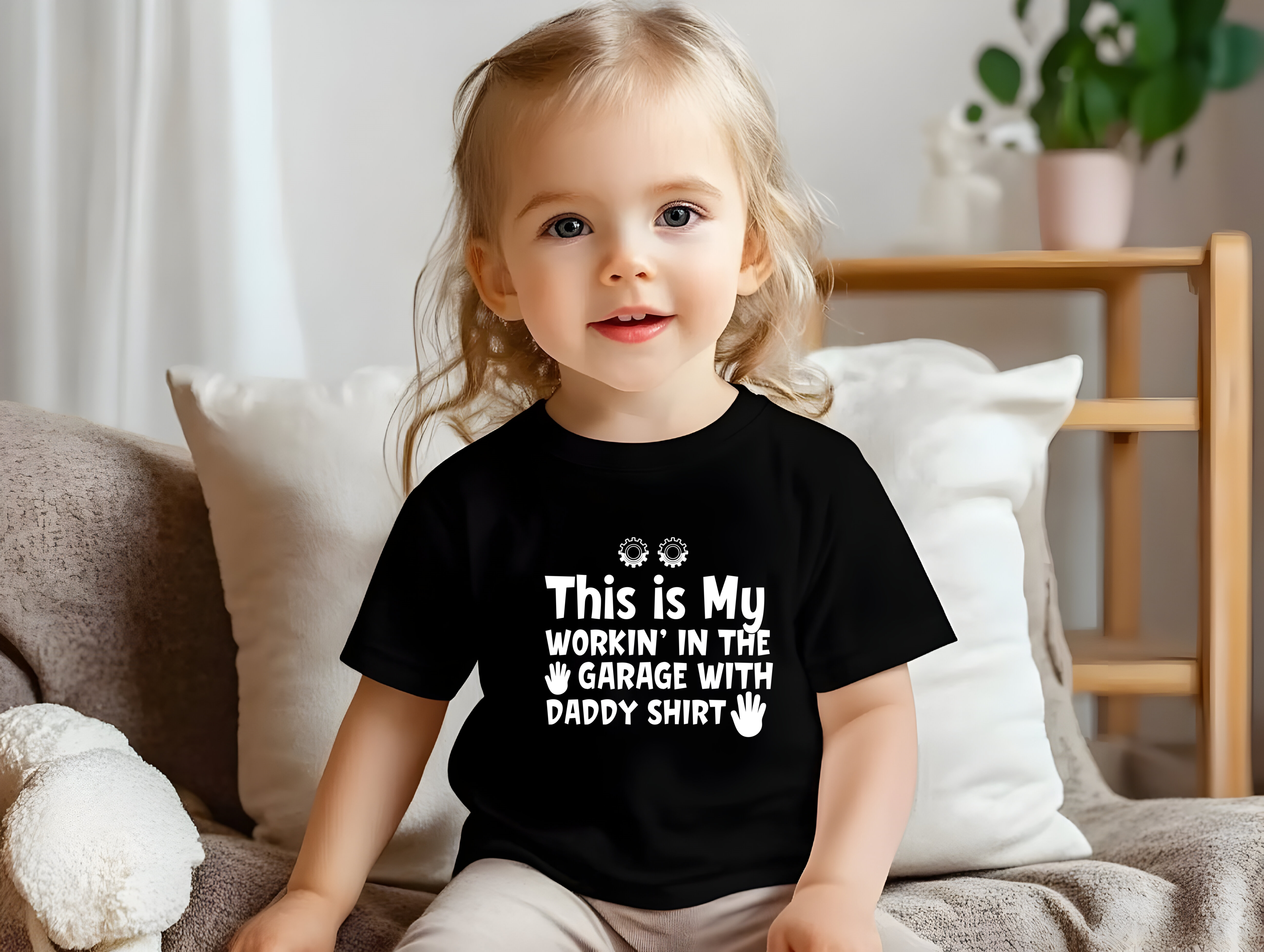 Childs T-shirt This is my working in the garage with daddy shirt