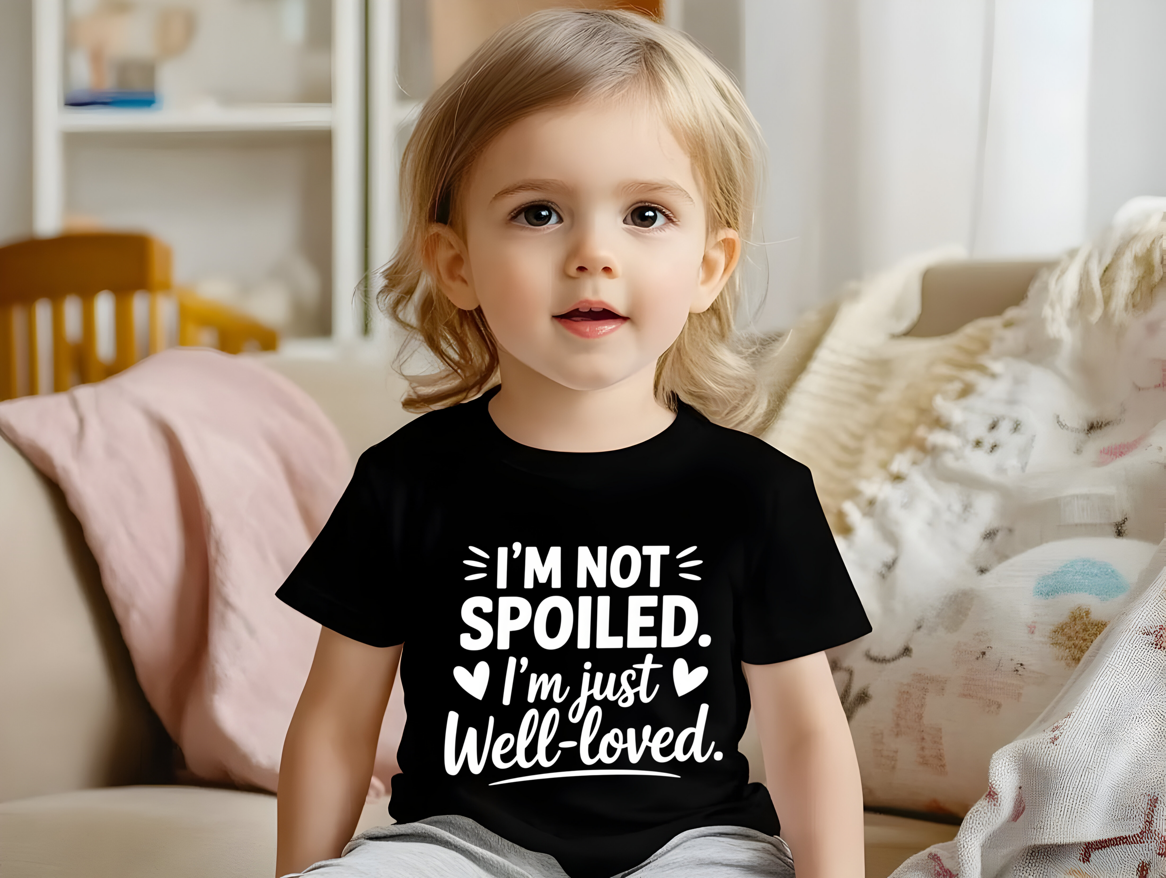 Short Sleeve T-shirt I'm not spoiled I'm Just well Loved