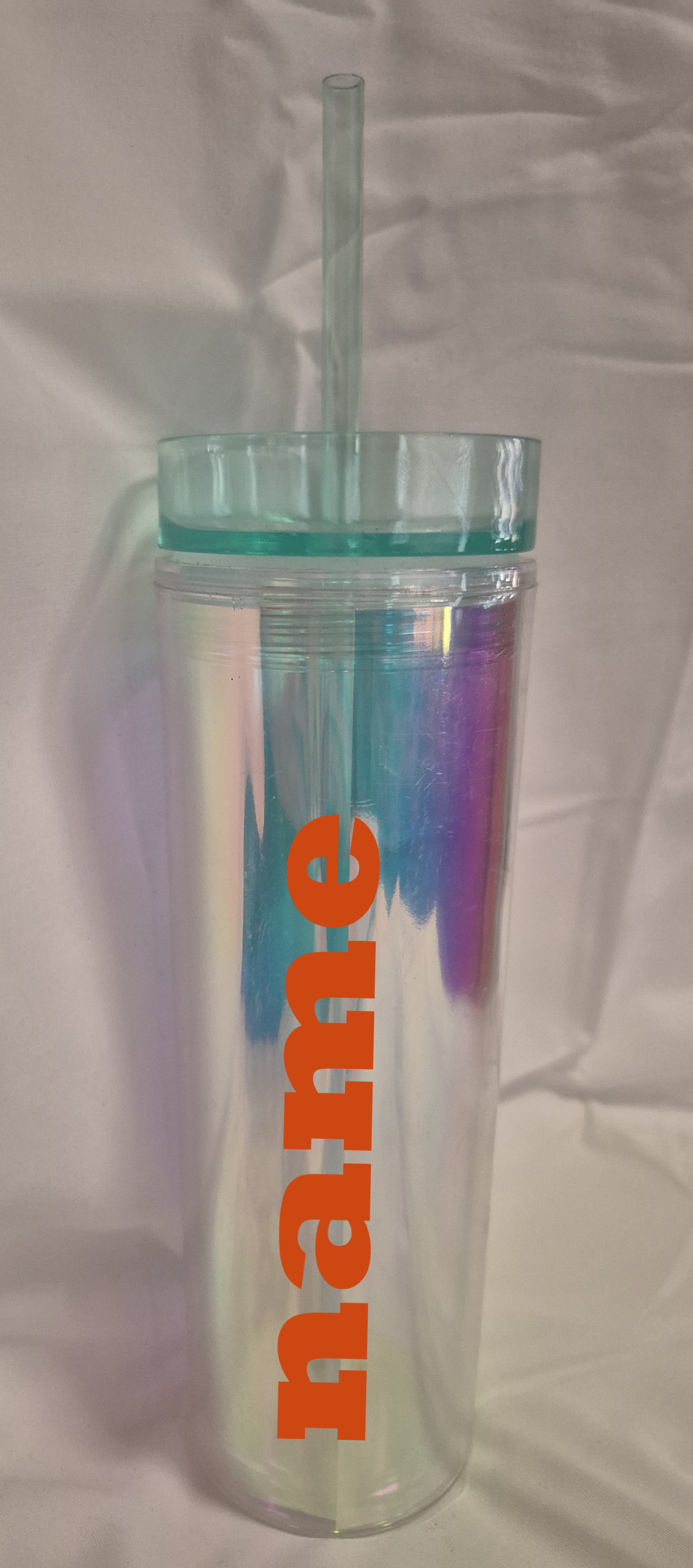 Iridescent Slim Tumbler 16oz