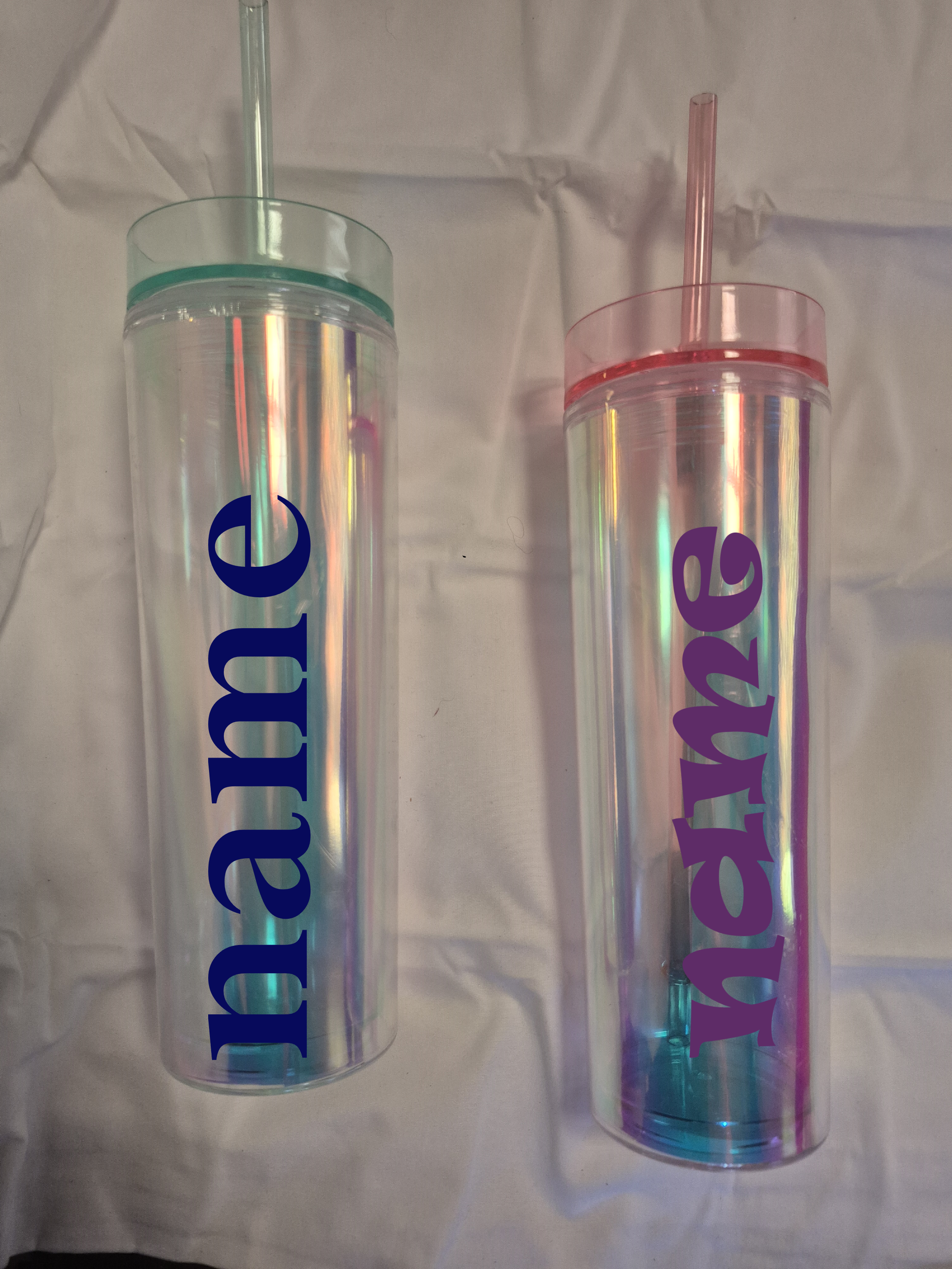 Iridescent Slim Tumbler 16oz