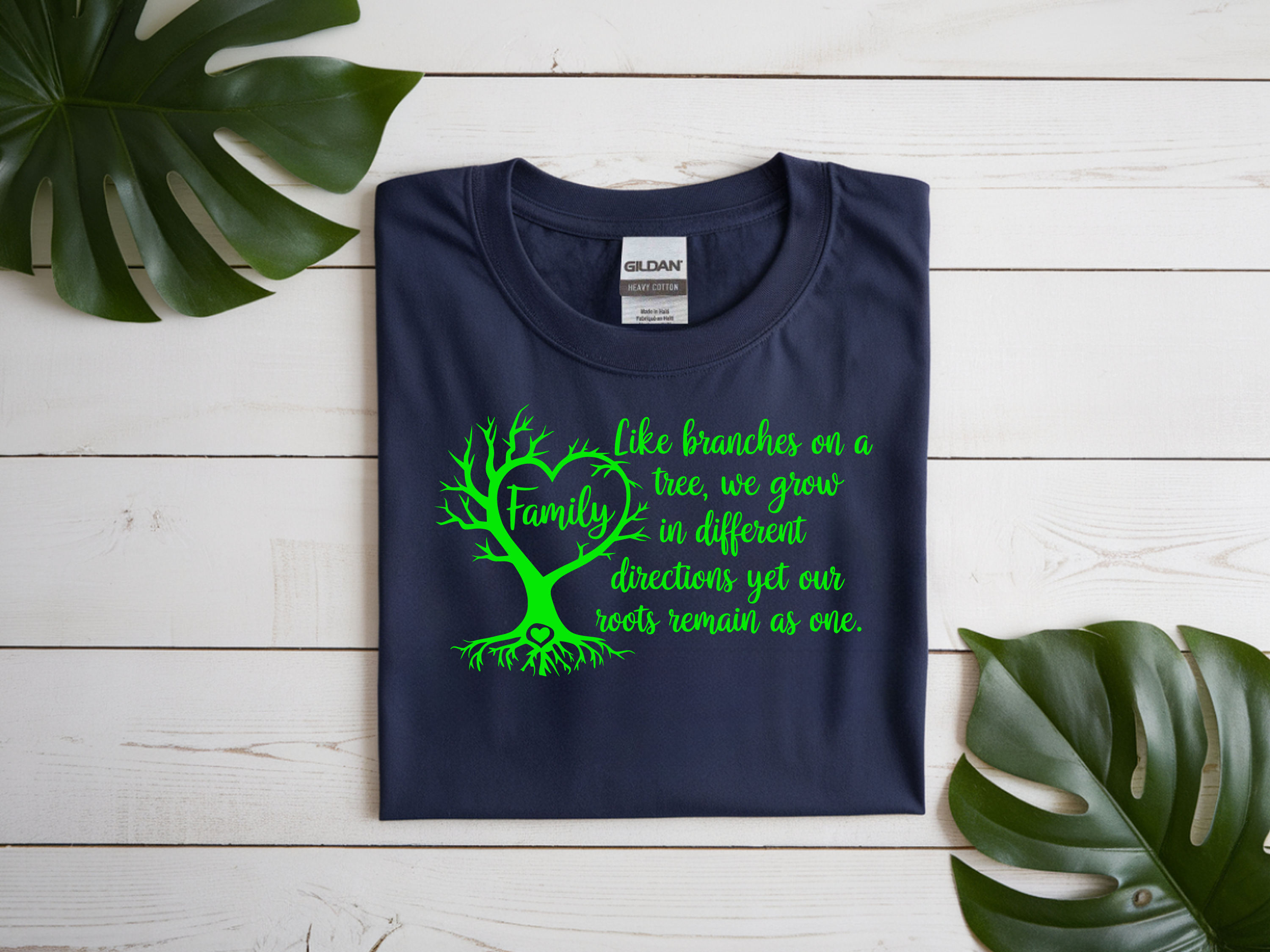 T-Shirt Family Tree Family Inside the Heart