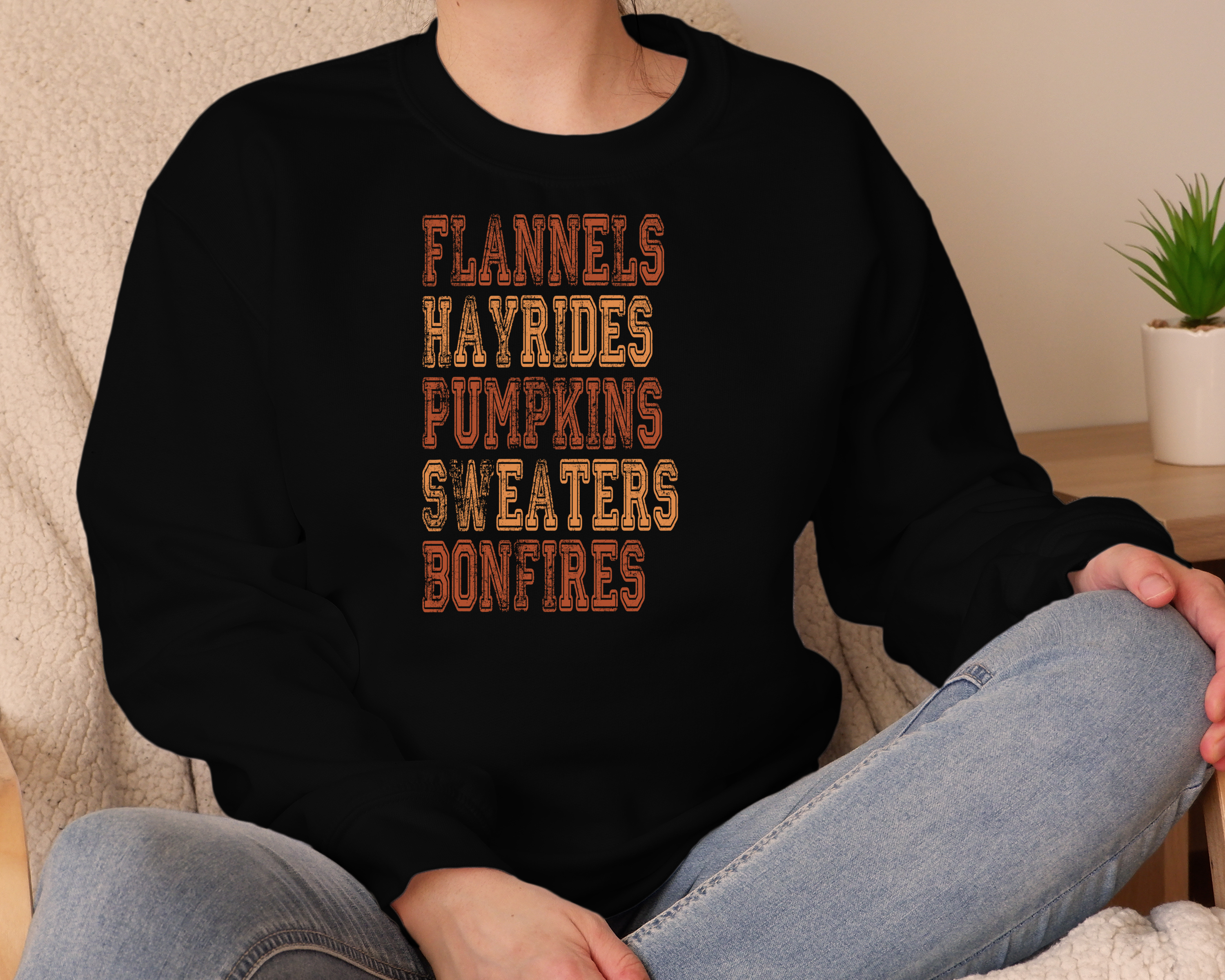 Flannels Hayrides Pumpkins Sweaters Bonfires
