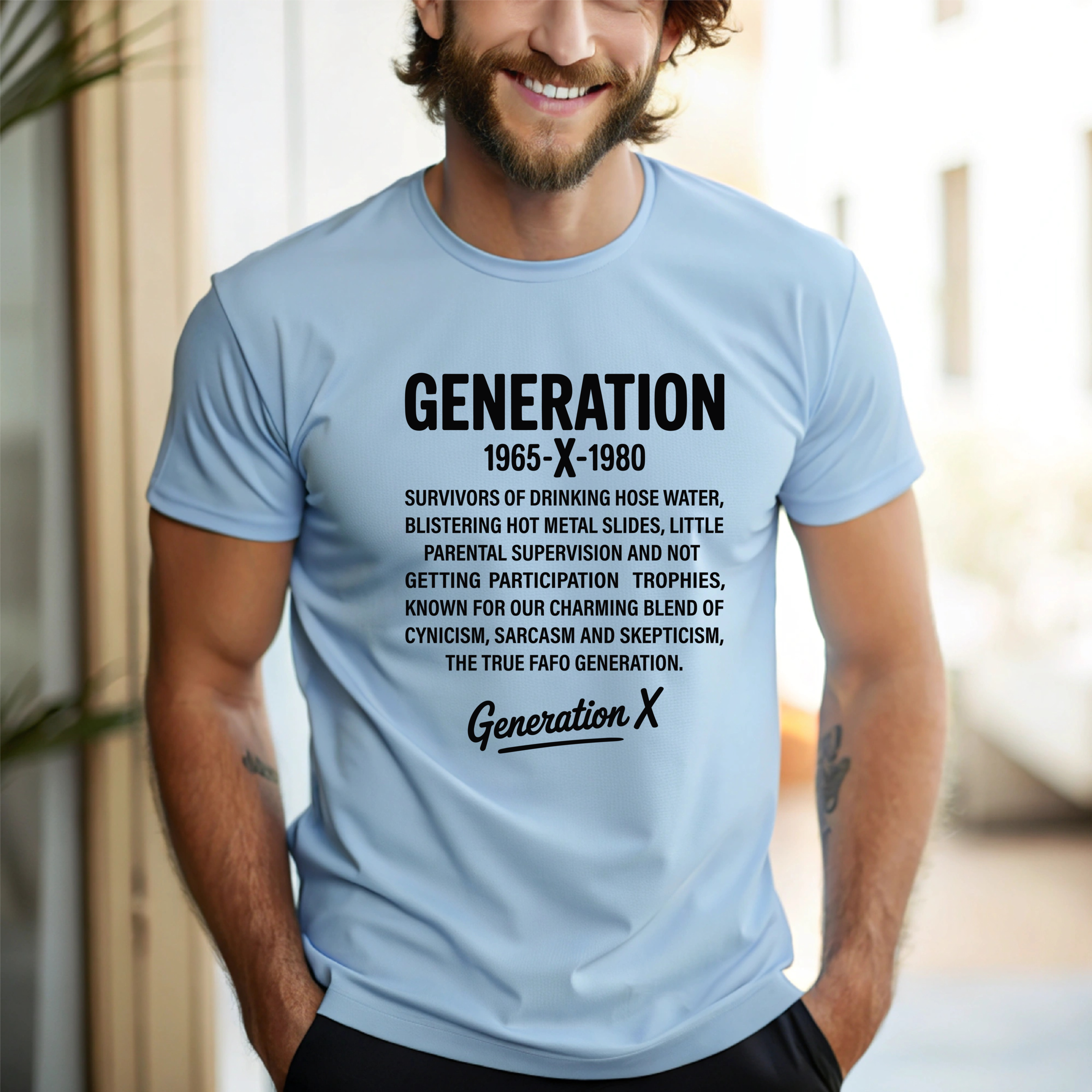 T-Shirt Generation X 1965-1980