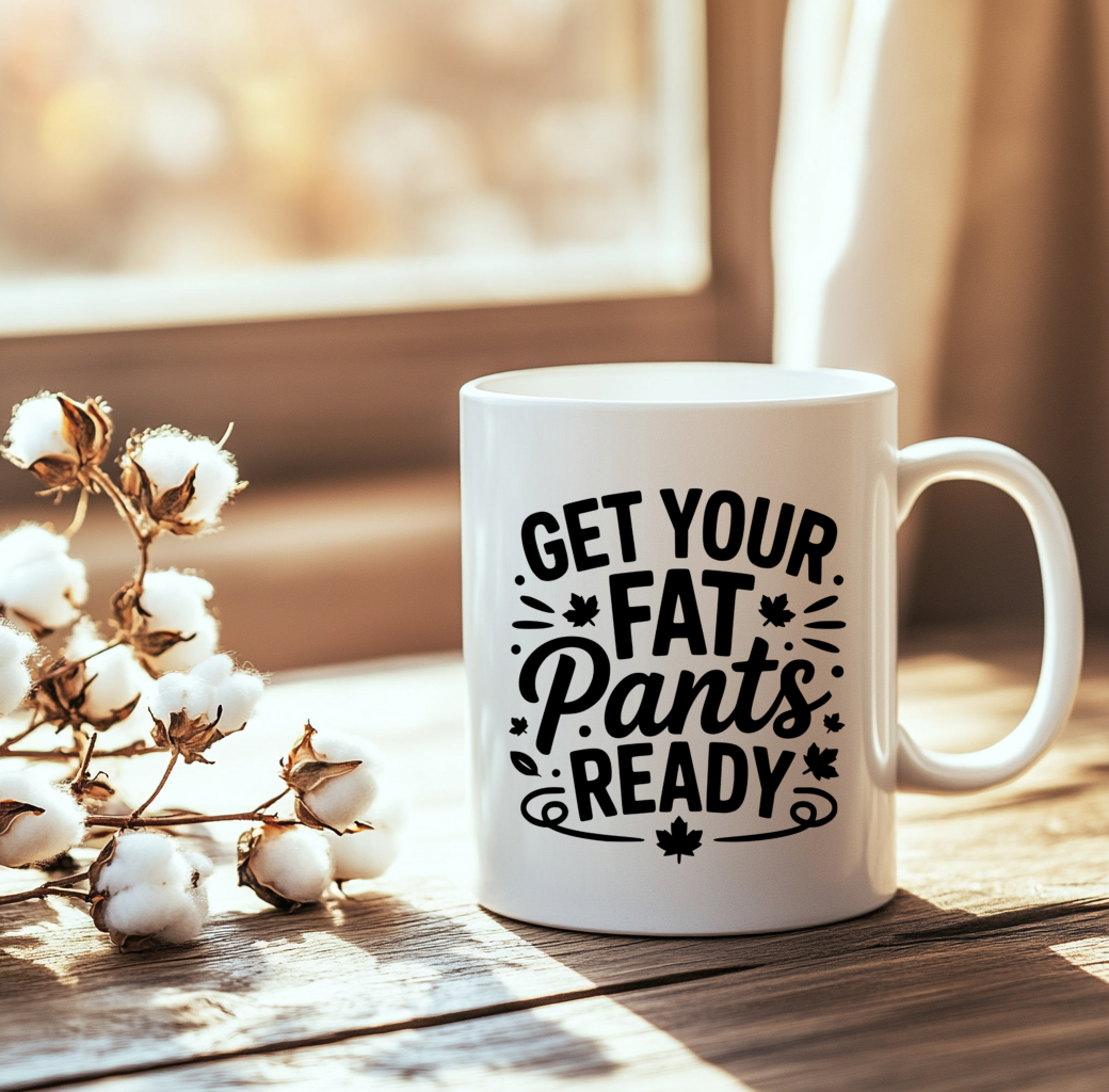 Coffee Cup Get your Fat Pants Ready