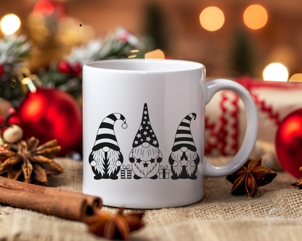 11oz Coffee Mug Gnomes with Gifts