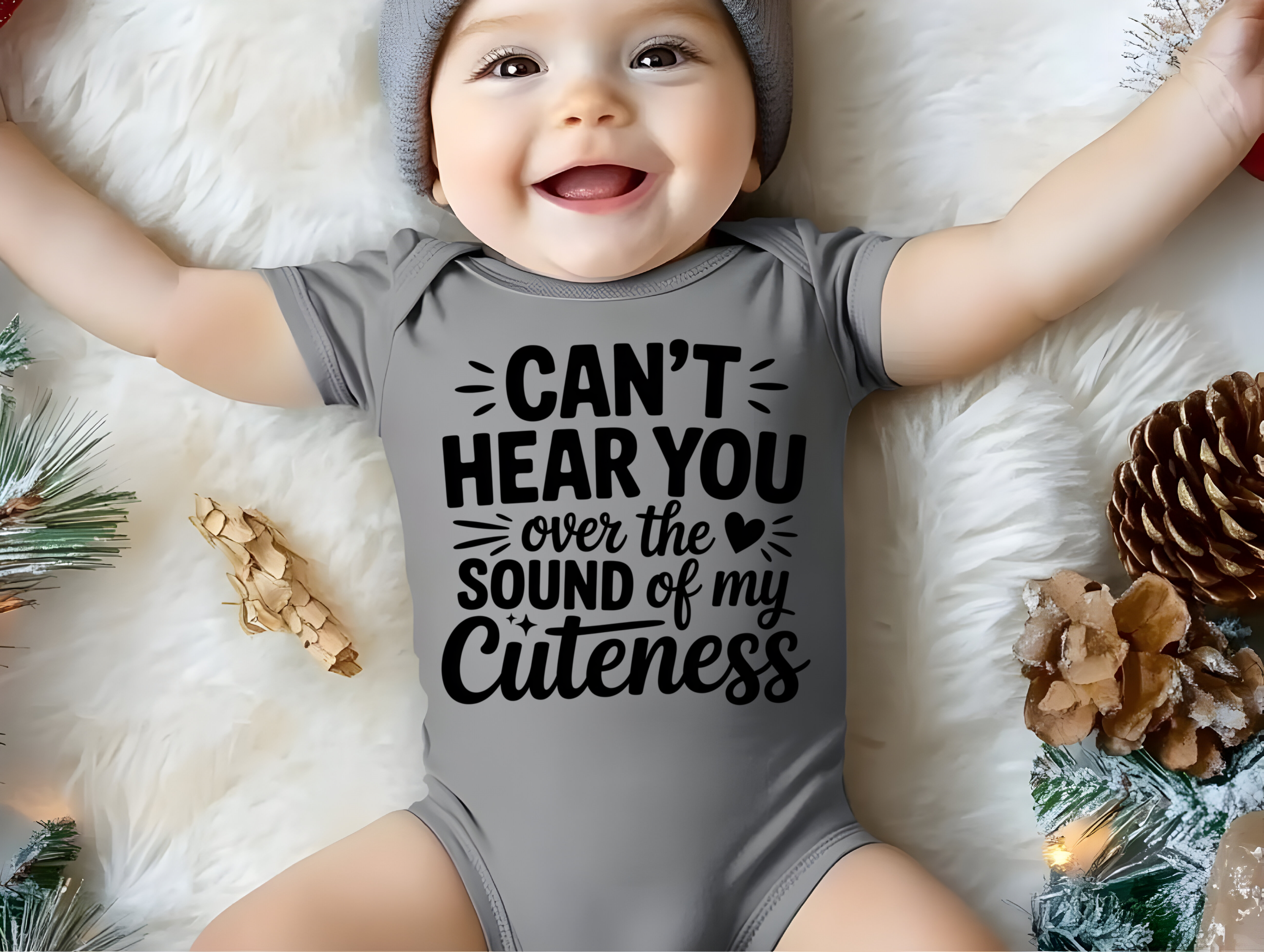 short sleeve  cant hear you over the sound of my cuteness