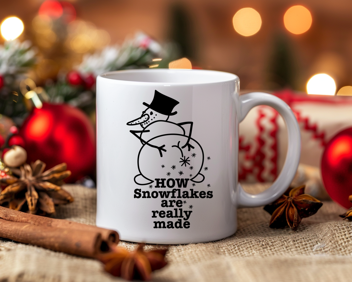 Coffee Mug How Snowflakes are Really Made
