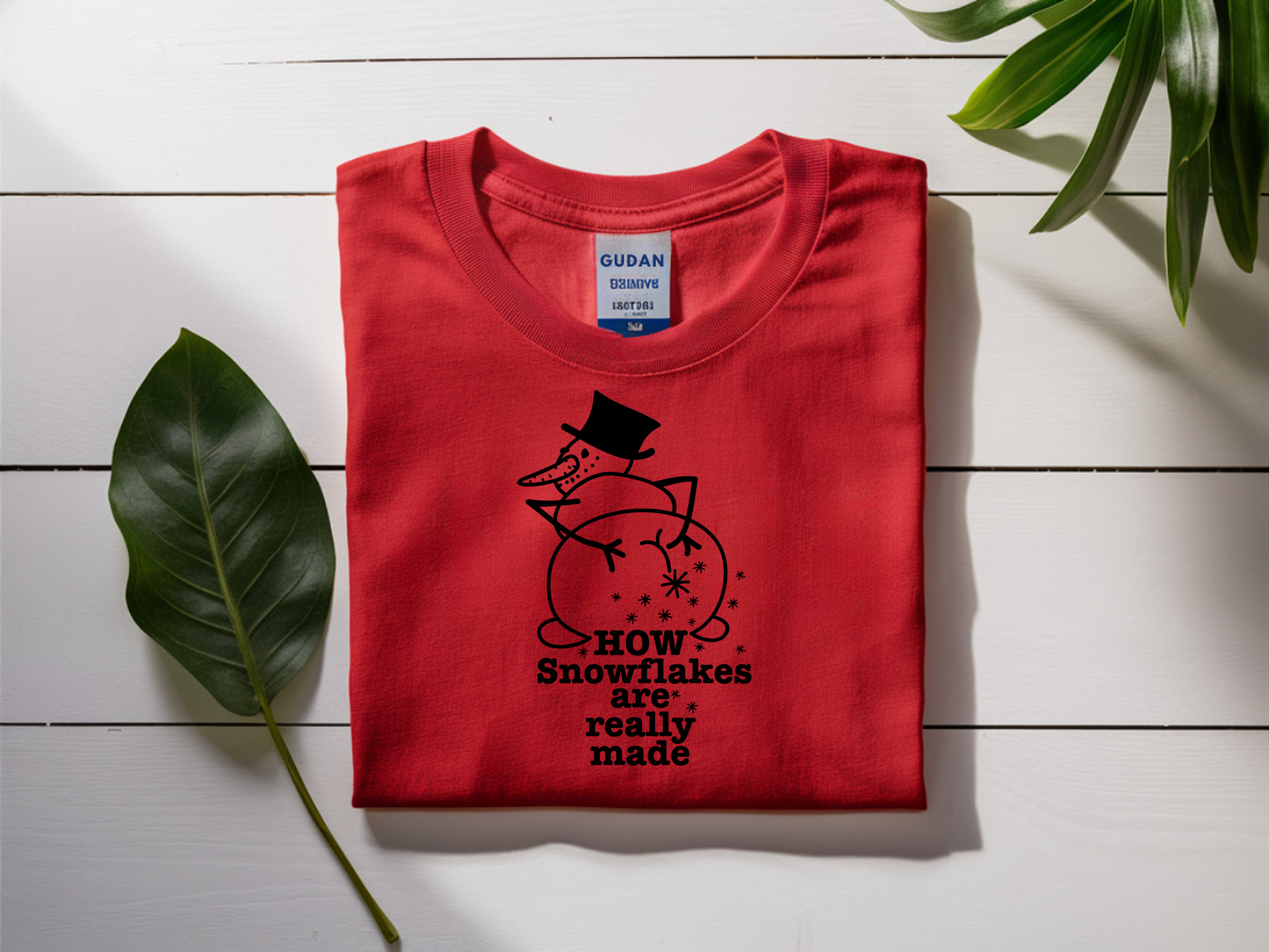 T-Shirt How Snowflakes are Really Made