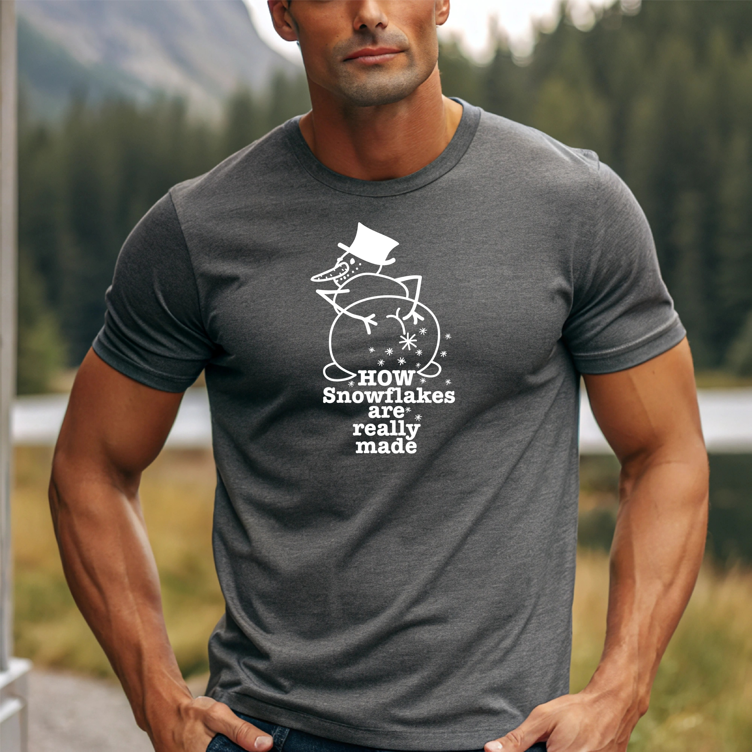 T-Shirt How Snowflakes are Really Made