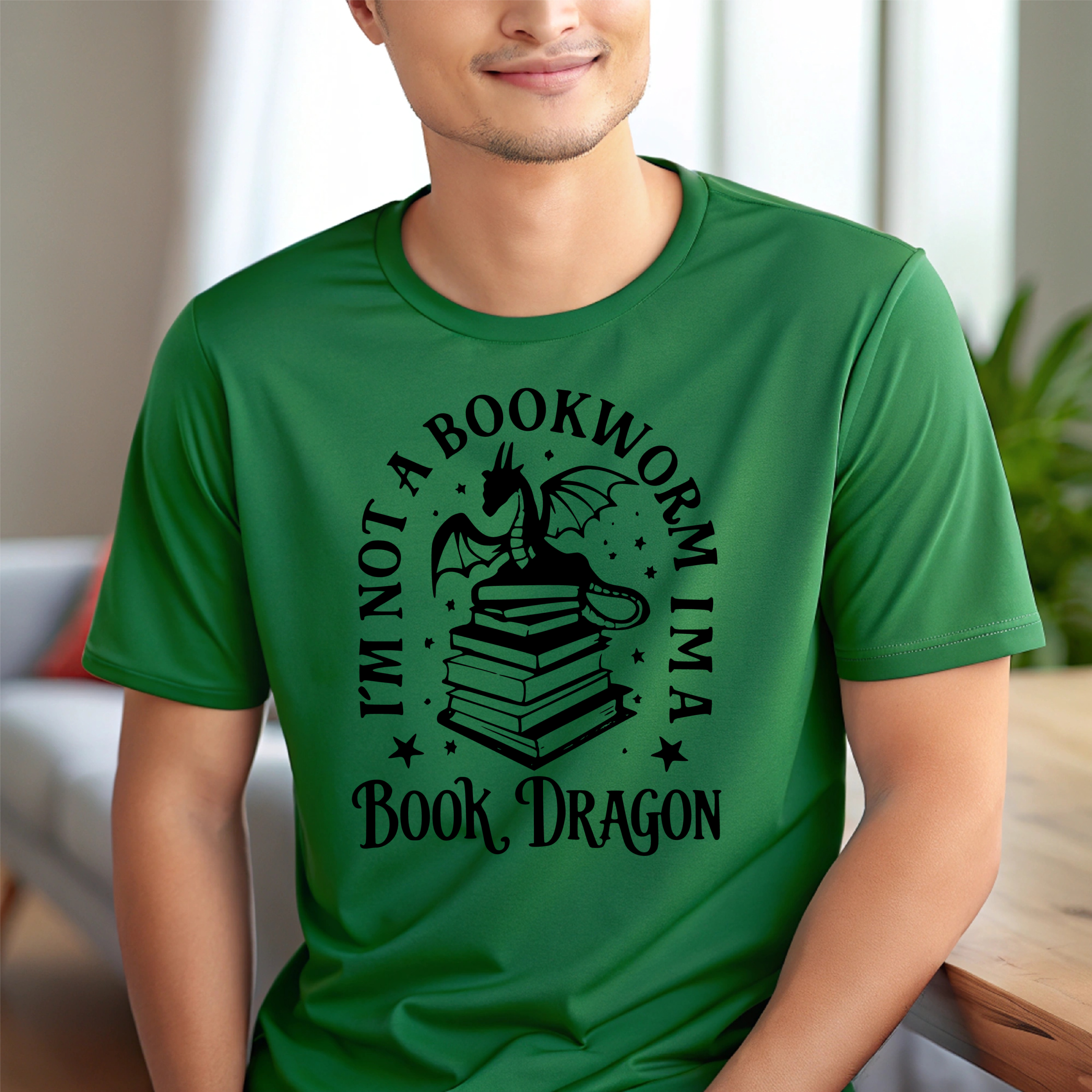 T-Shirt I'm not a bookworm I'm a book dragon 2