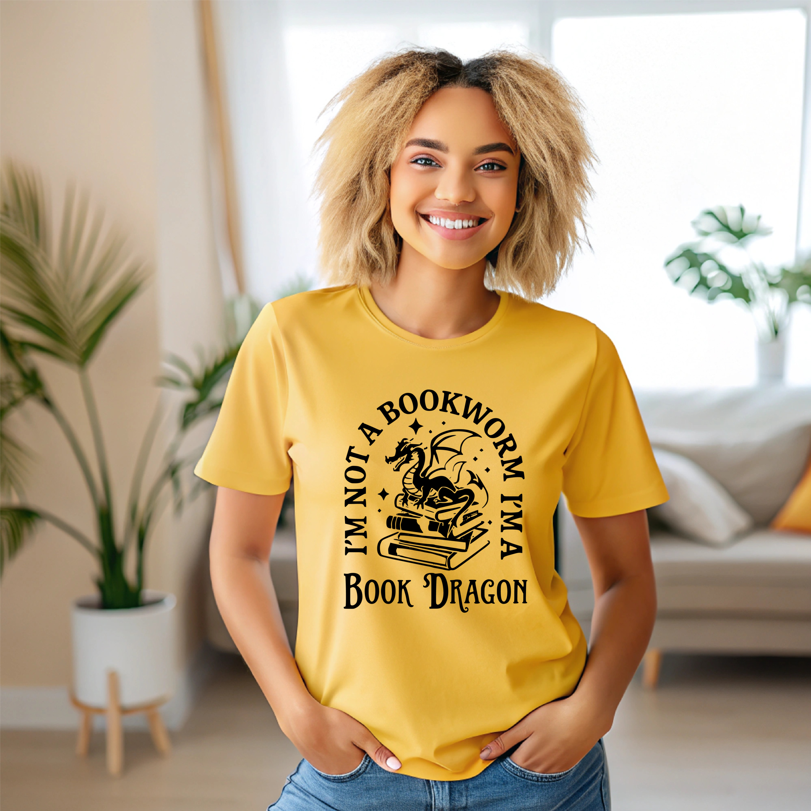T-Shirt I'm not a Bookworm I'm a Book Dragon