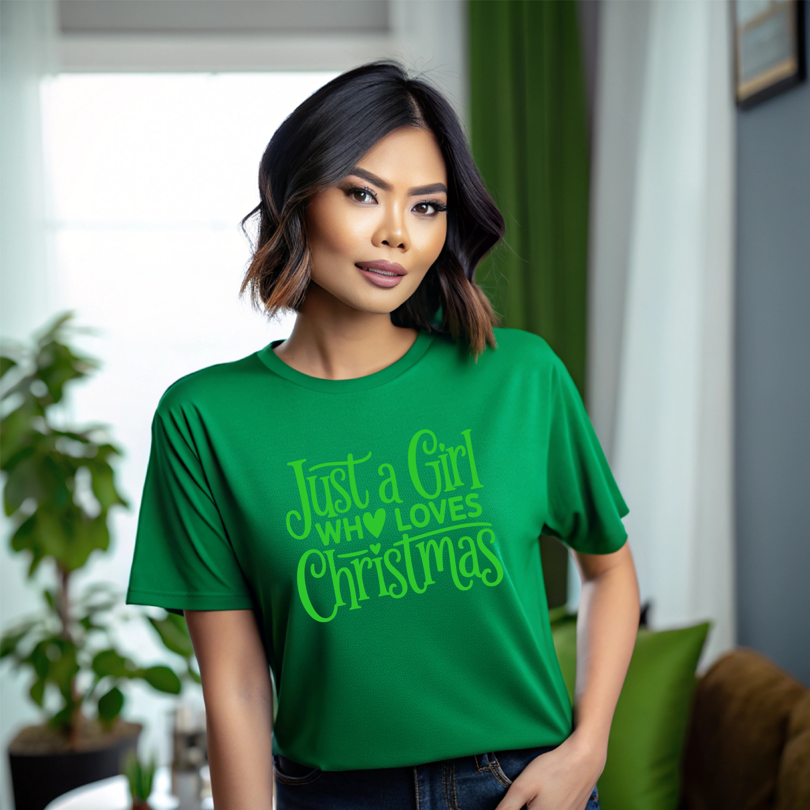 T-Shirt Just a Girl Who Loves Christmas