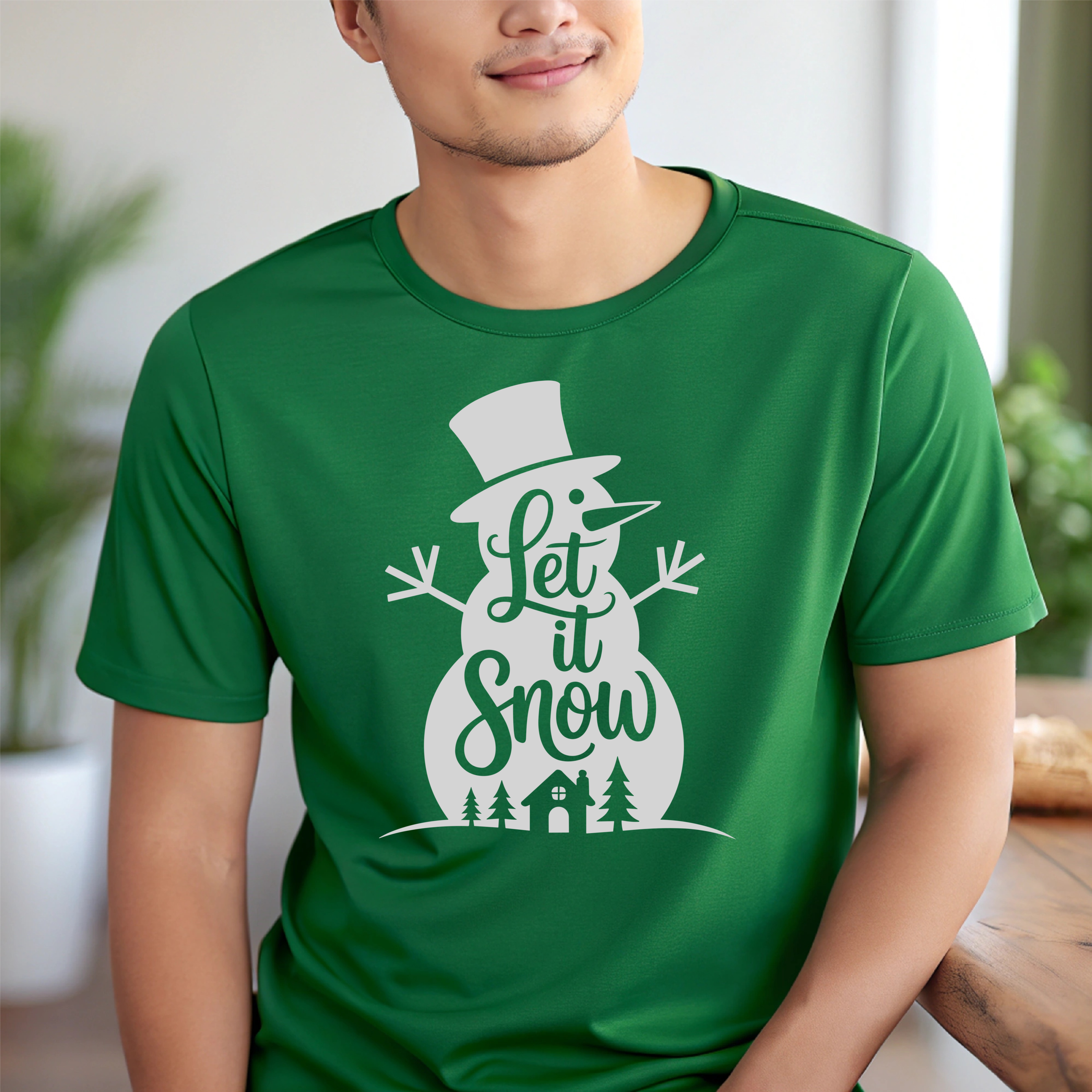 T-Shirt Let it Snow Inside of a Snowman