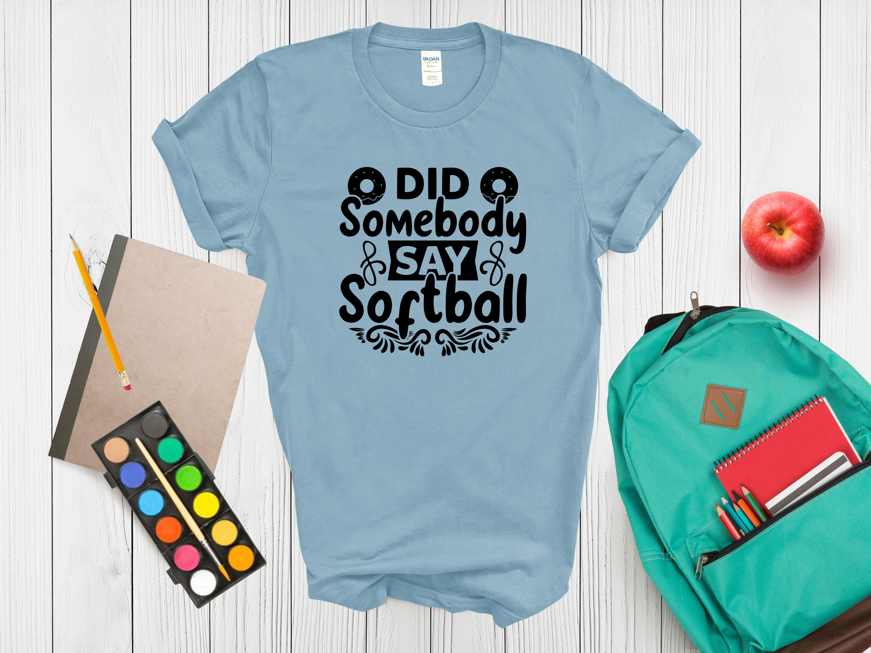 Kids Sports Tee Did Somebody Say Softball