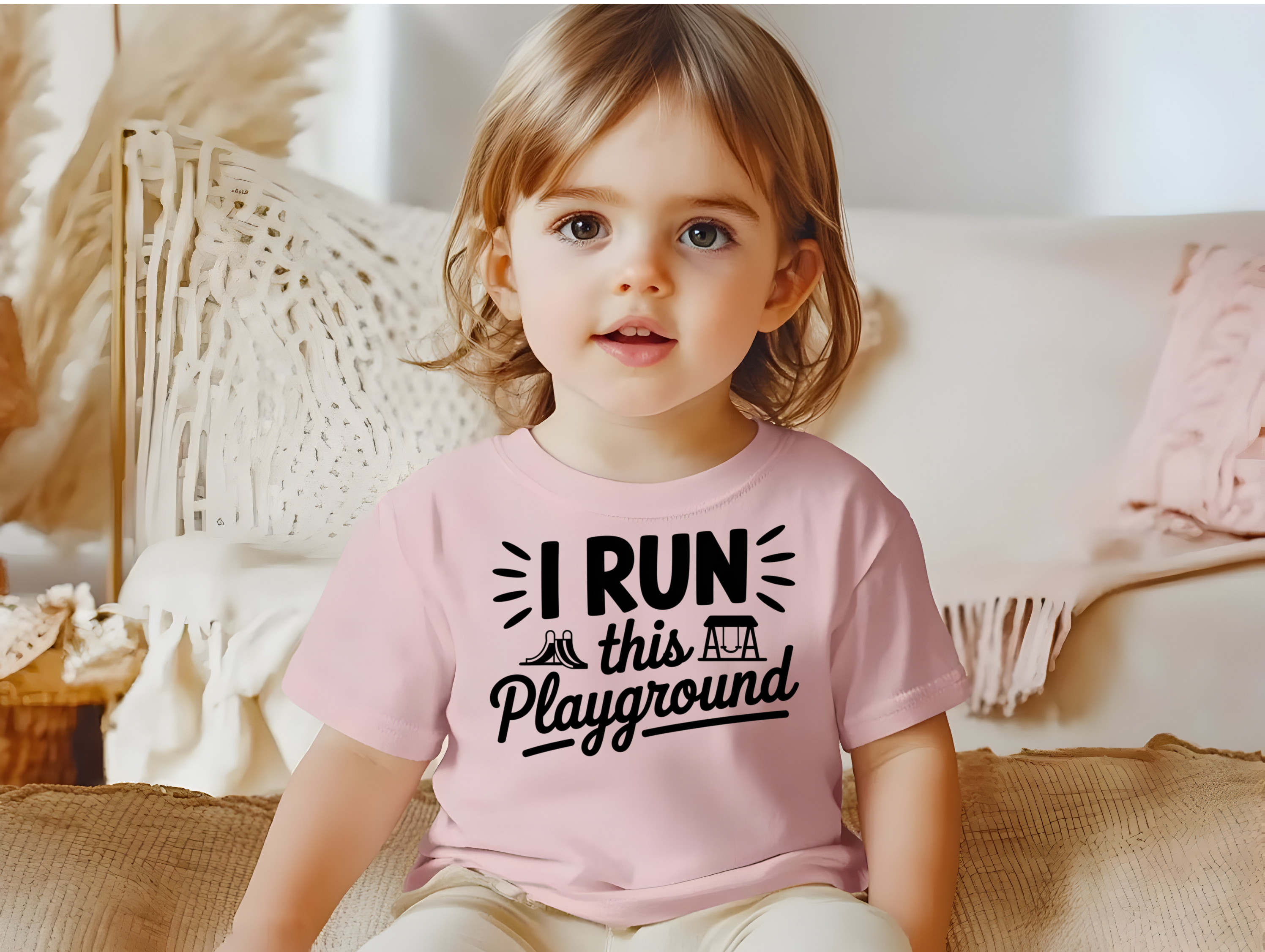 Short Sleeve T-shirt I run the Playground