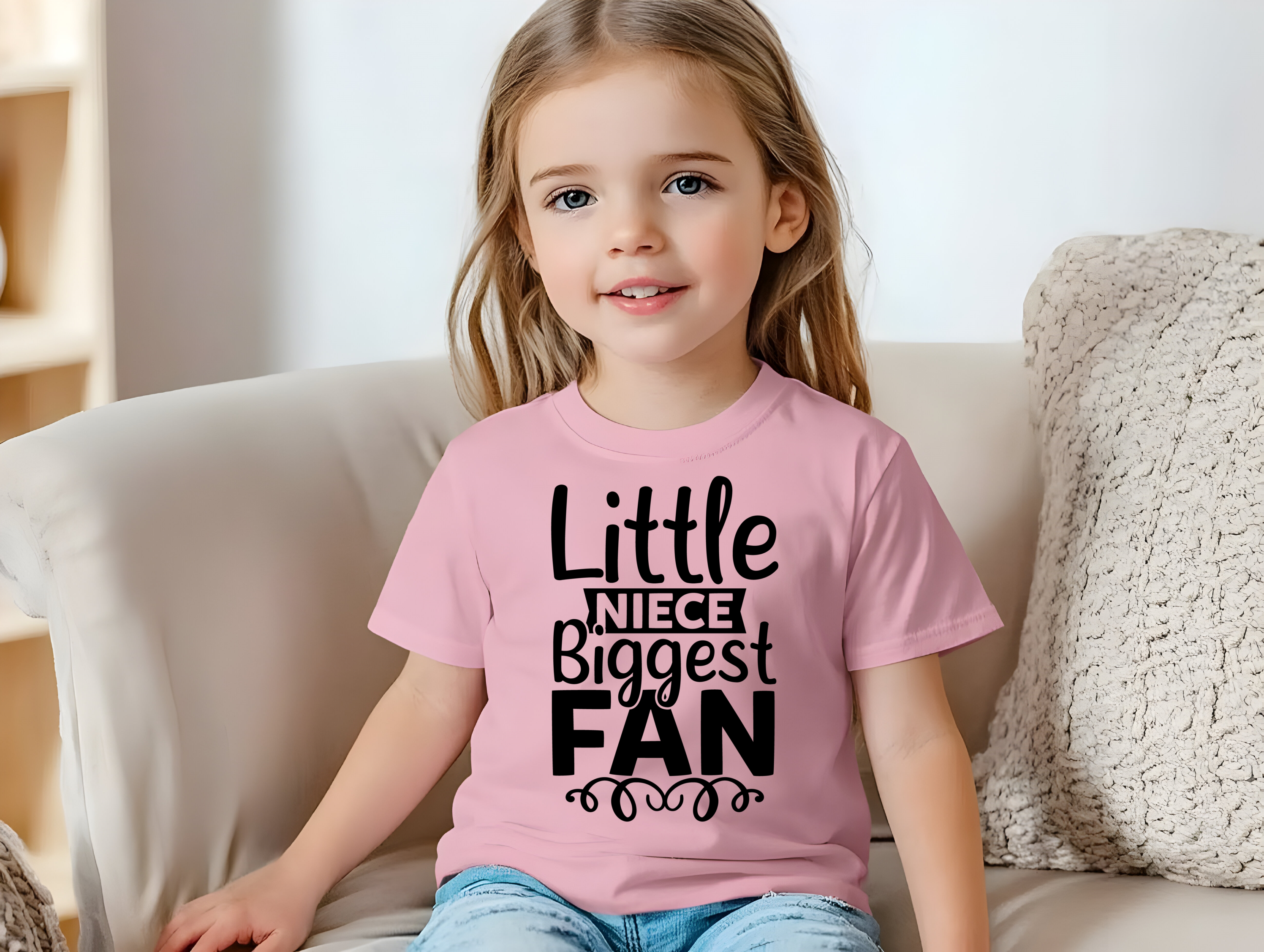 Kids Sport Tee Little Sister Biggest Fan