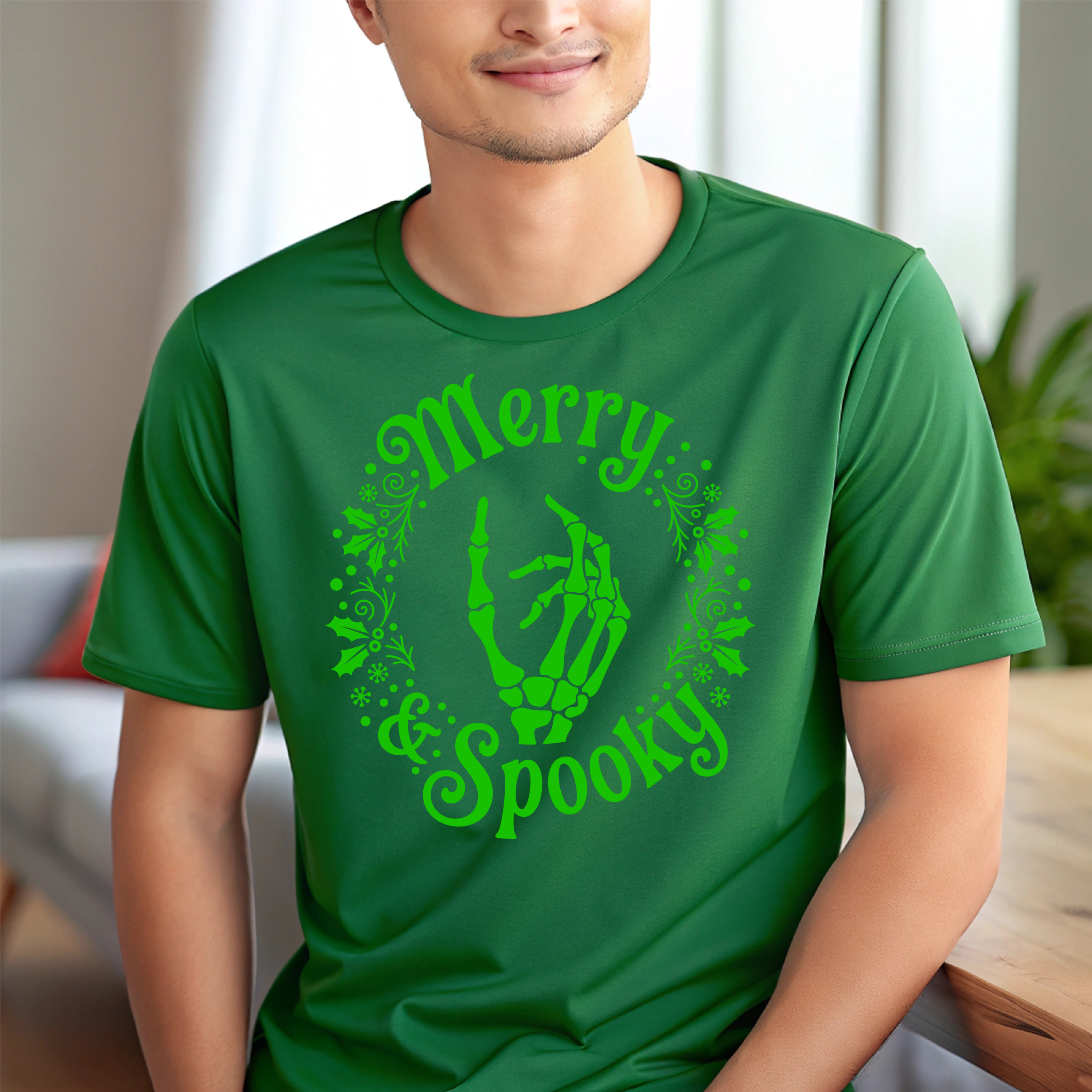 T-Shirt Merry and Spooky version