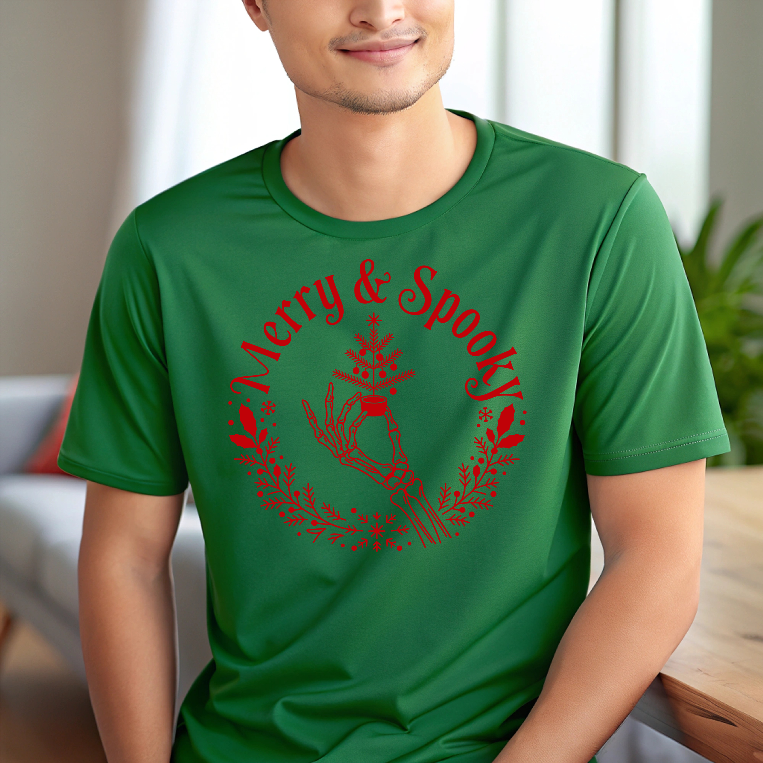 T-Shirt Merry and spooky version 2