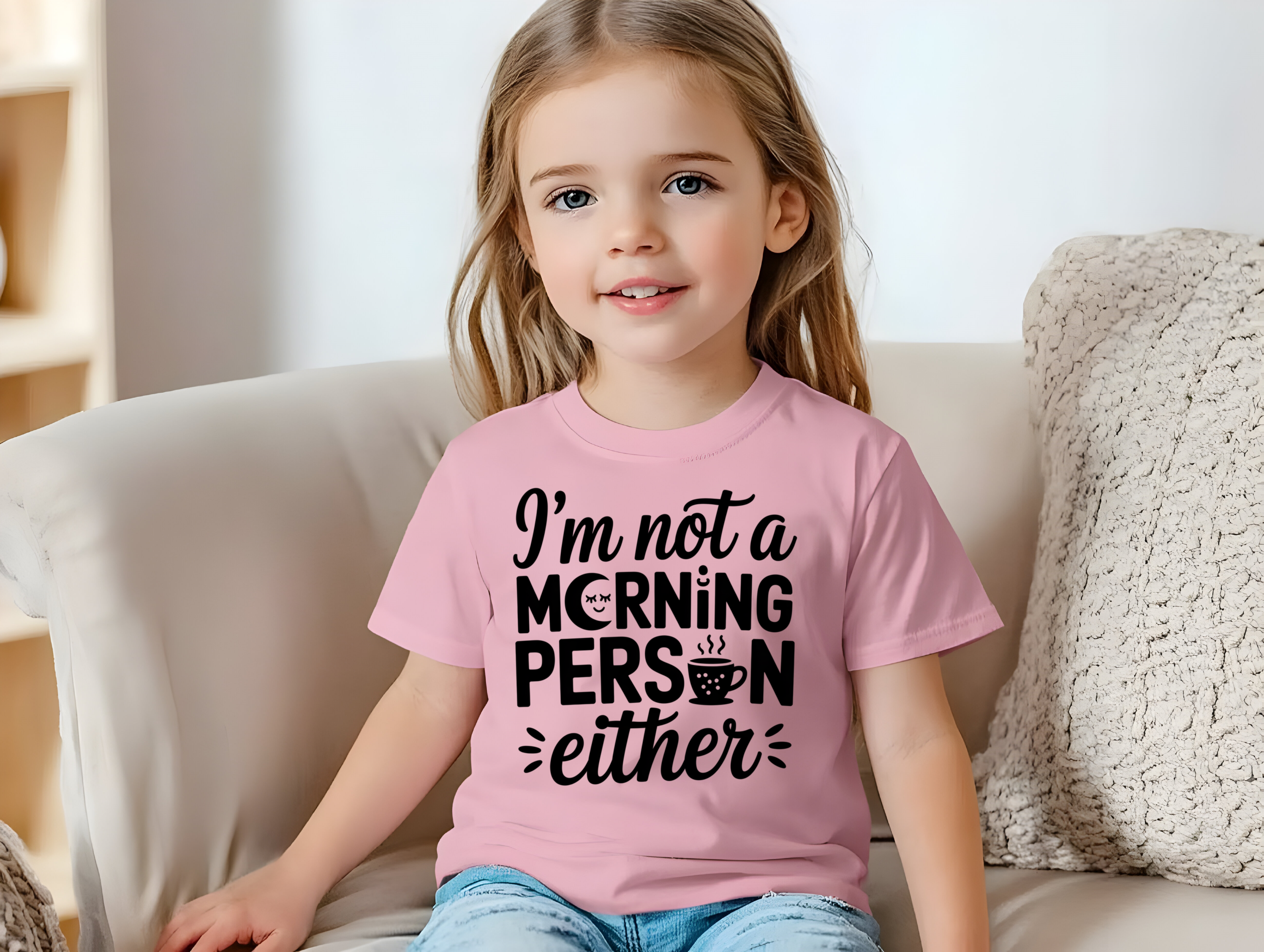 Short sleeve I'm not a morning person either