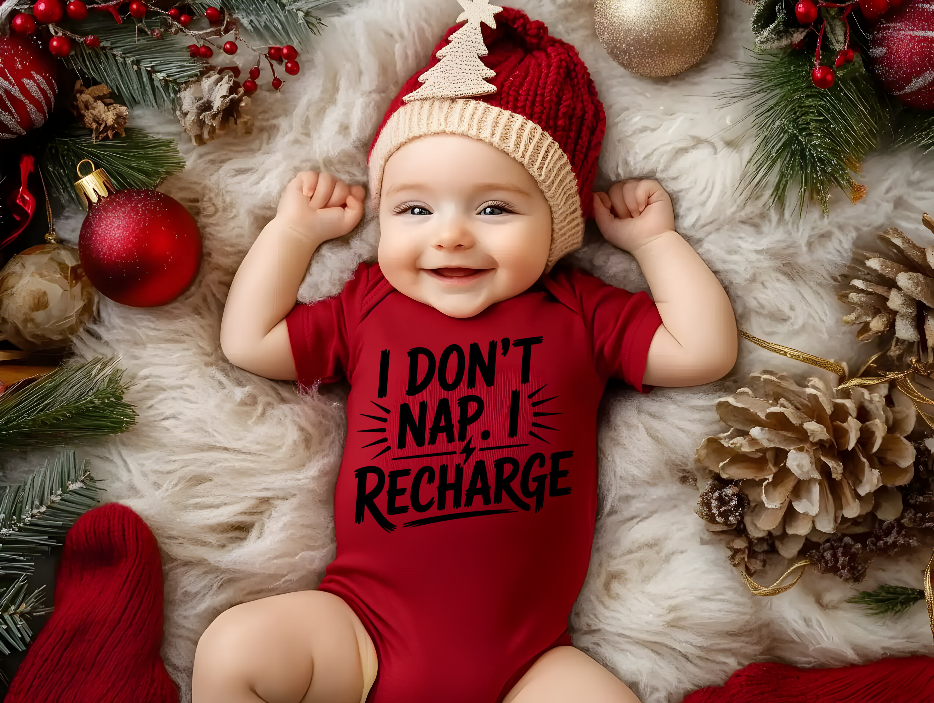 Onesie Short Sleeve I don't nap i recharge
