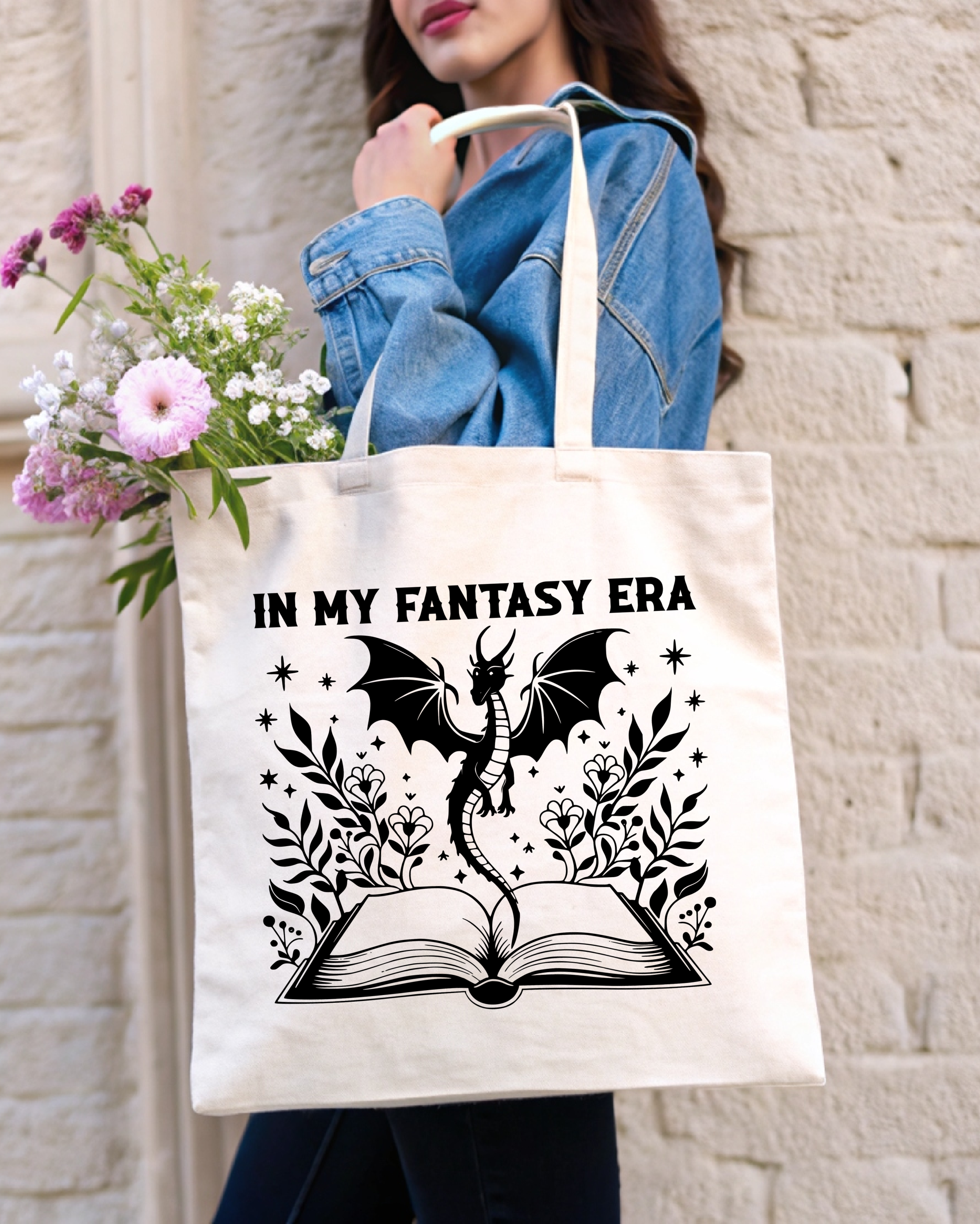 Tote Bag Dragon in My Fantasy Era