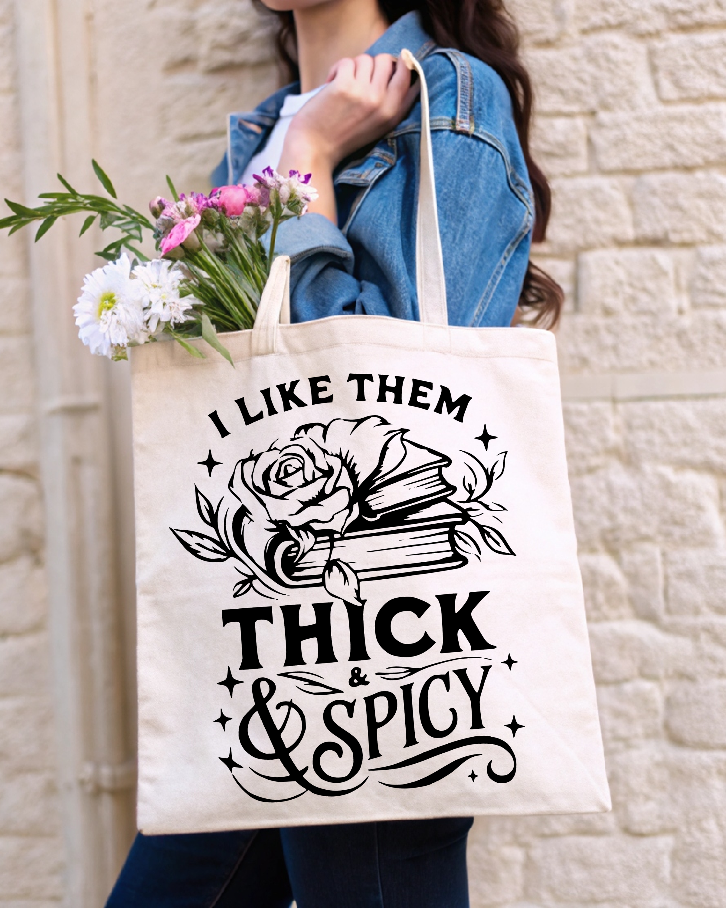 Tote Bag I Like them Them Thick and Spicy