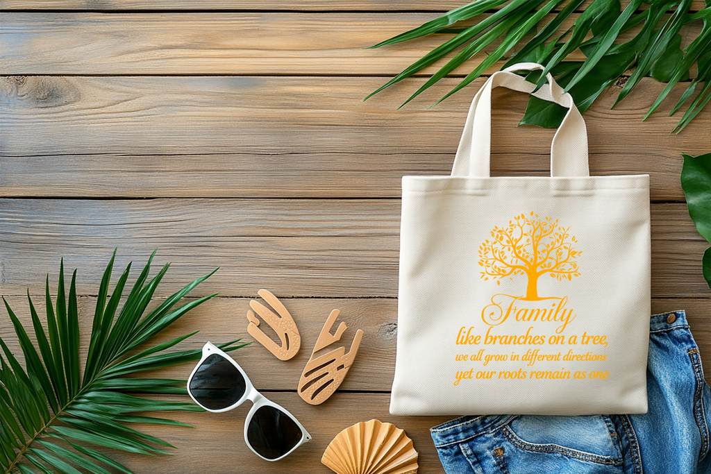 Tote Bag Family Tree Centered