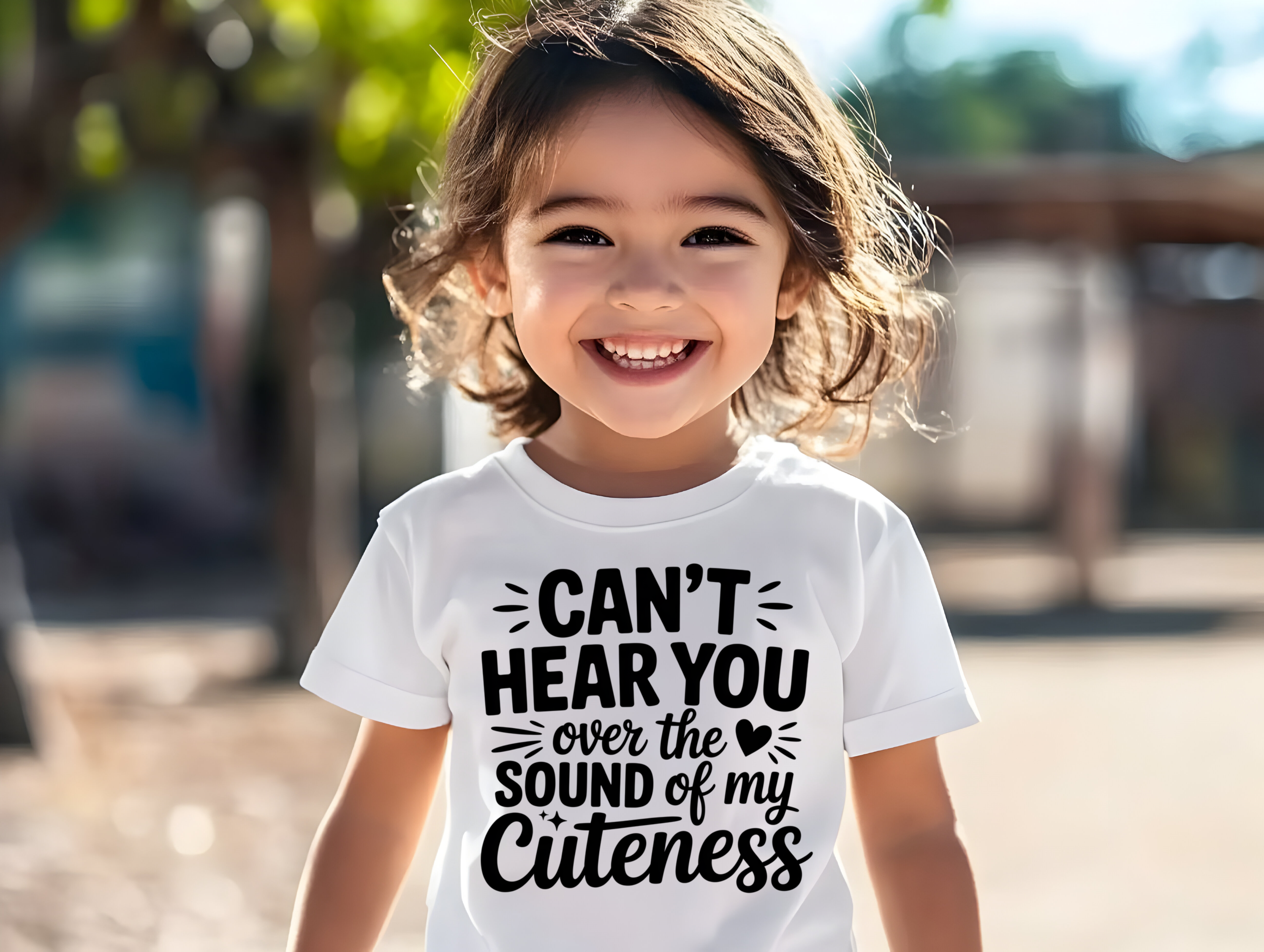 Short Sleeve T-shirt cant hear you over the cuteness
