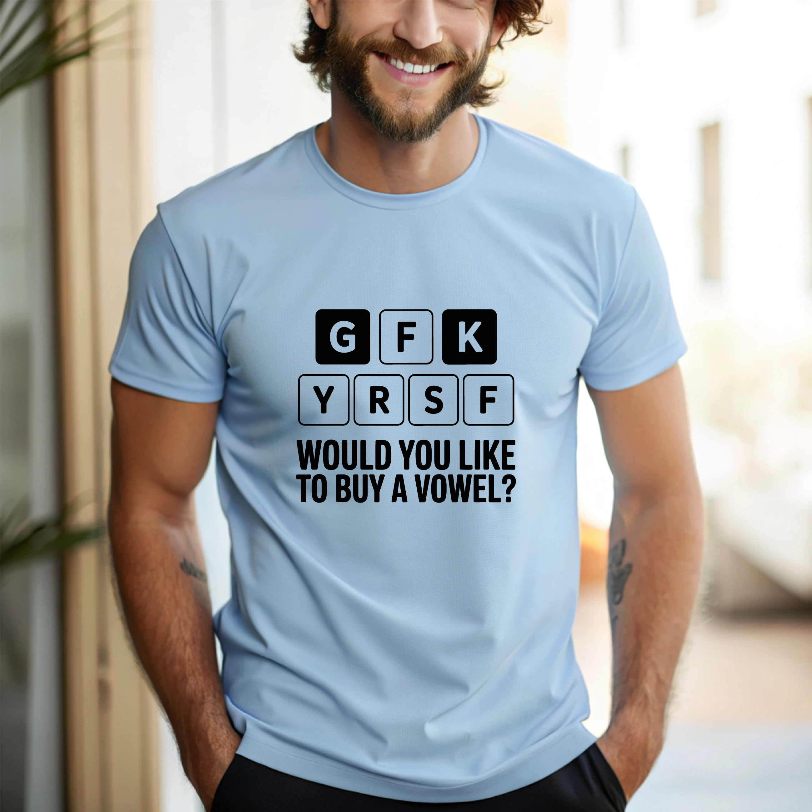 T-Shirt Would You Like To Buy a Vowel?